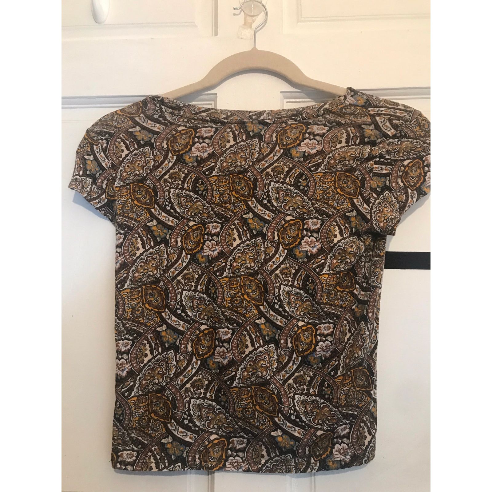 American Eagle Outfitters AMERICAN EAGLE Soft & Sexy T-Shirt Women’s XS Paisley Prim Size XS / US 0-2 / IT 36-38 - 2 Thumbnail