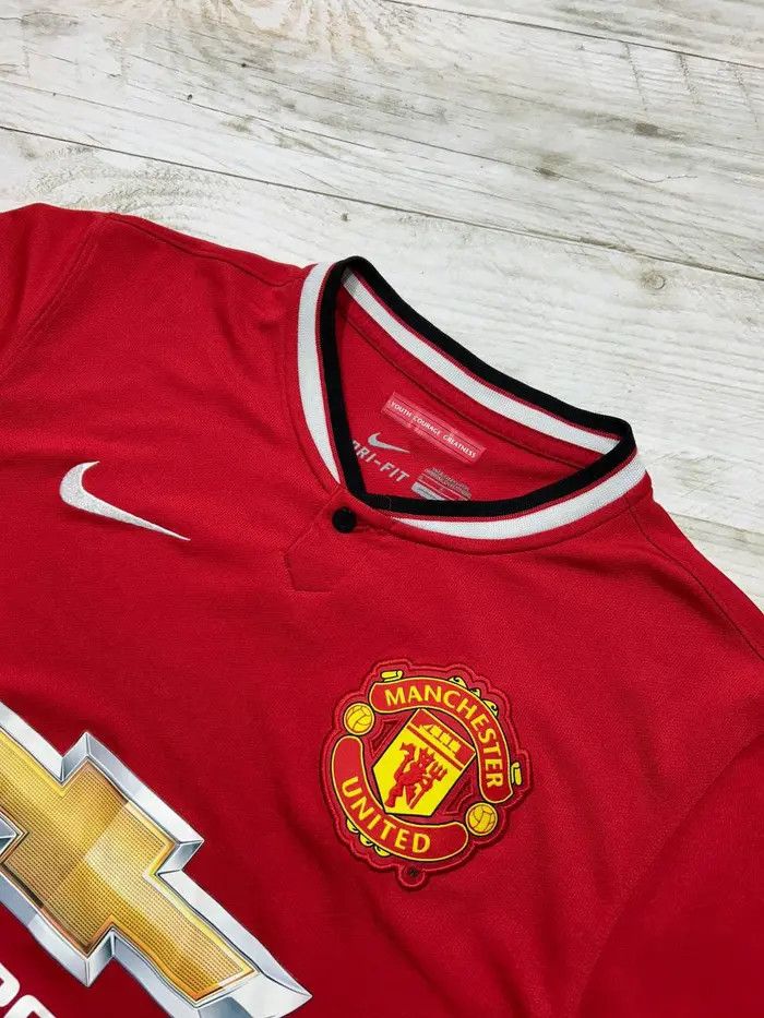 Nike Nike Manchester United 2014 2015 Home Football Shirt Jersey Size US S / EU 44-46 / 1 - 3 Thumbnail