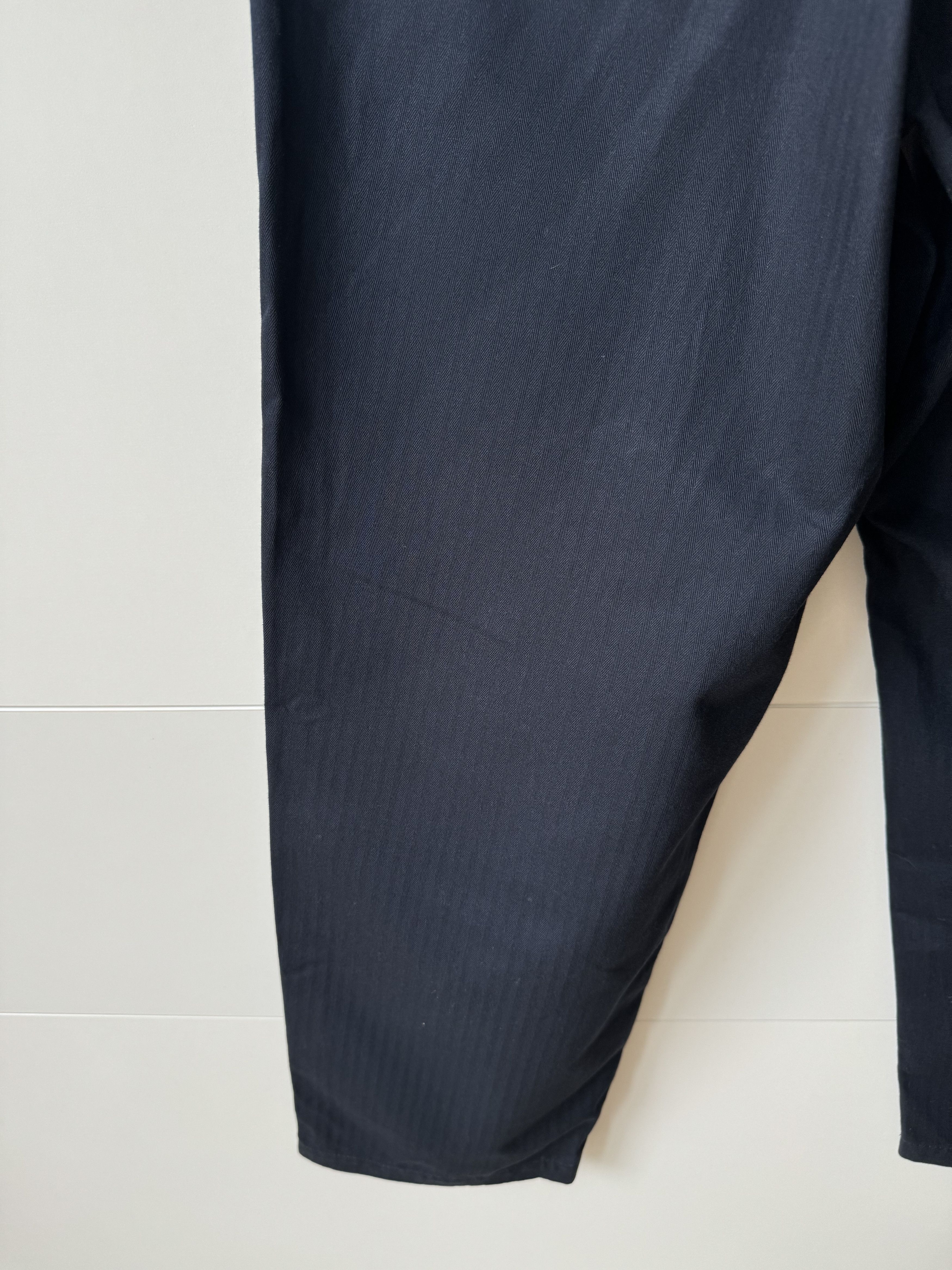 Engineered Garments [S] Herringbone Cotton Ground Pant in Dark Navy (FW19) Size US 32 / EU 48 - 8 Thumbnail
