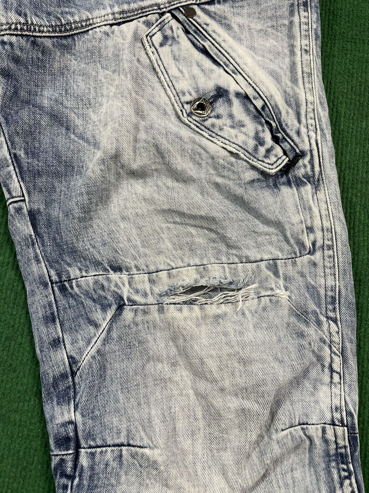 G-Star × If Six Was Nine × Japanese Brand G Star Raw Denim Distressed Look Jeans Size US 31 - 4 Thumbnail