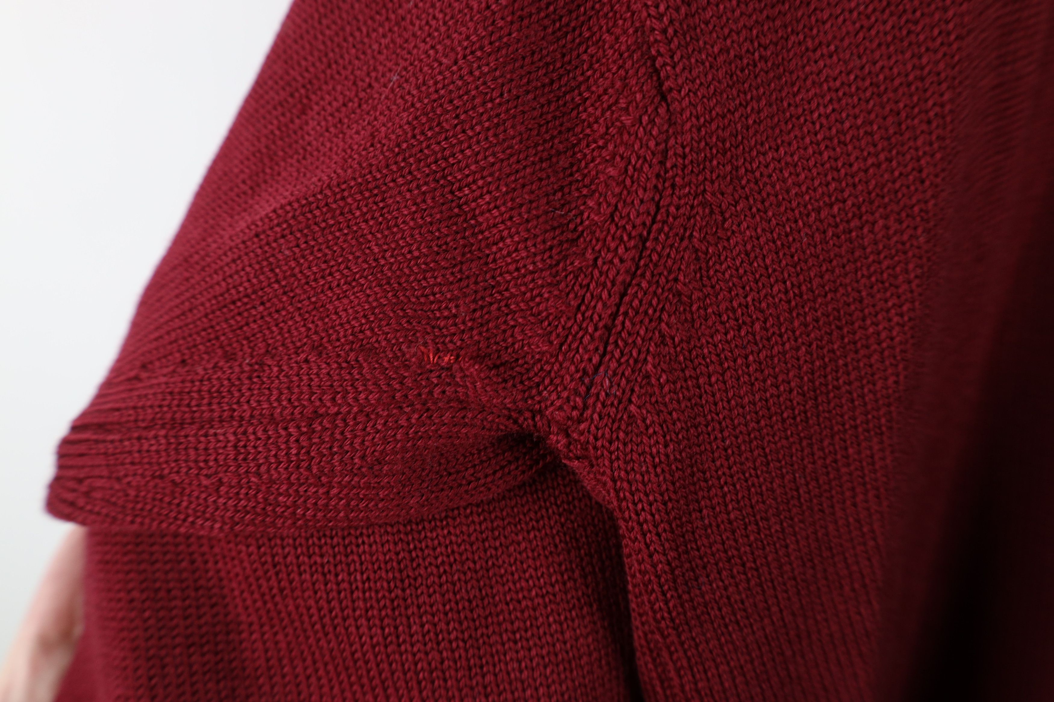 Vintage Vintage 90s Streetwear Superfine Wool Knit V-Neck Sweater Size US XL / EU 56 / 4 - 11 Thumbnail