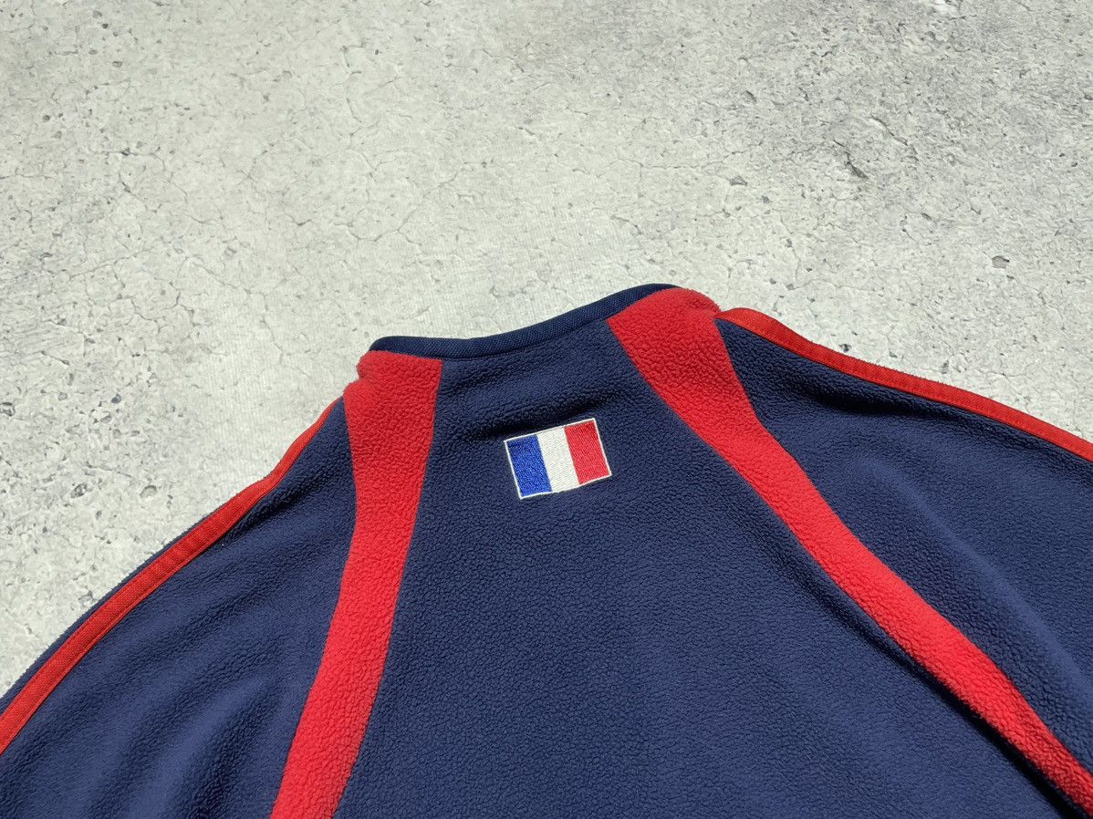 Adidas Vintage Fleece Sweatshirt 1/4 Adidas France National Team Size US M / EU 48-50 / 2 - 19 Thumbnail