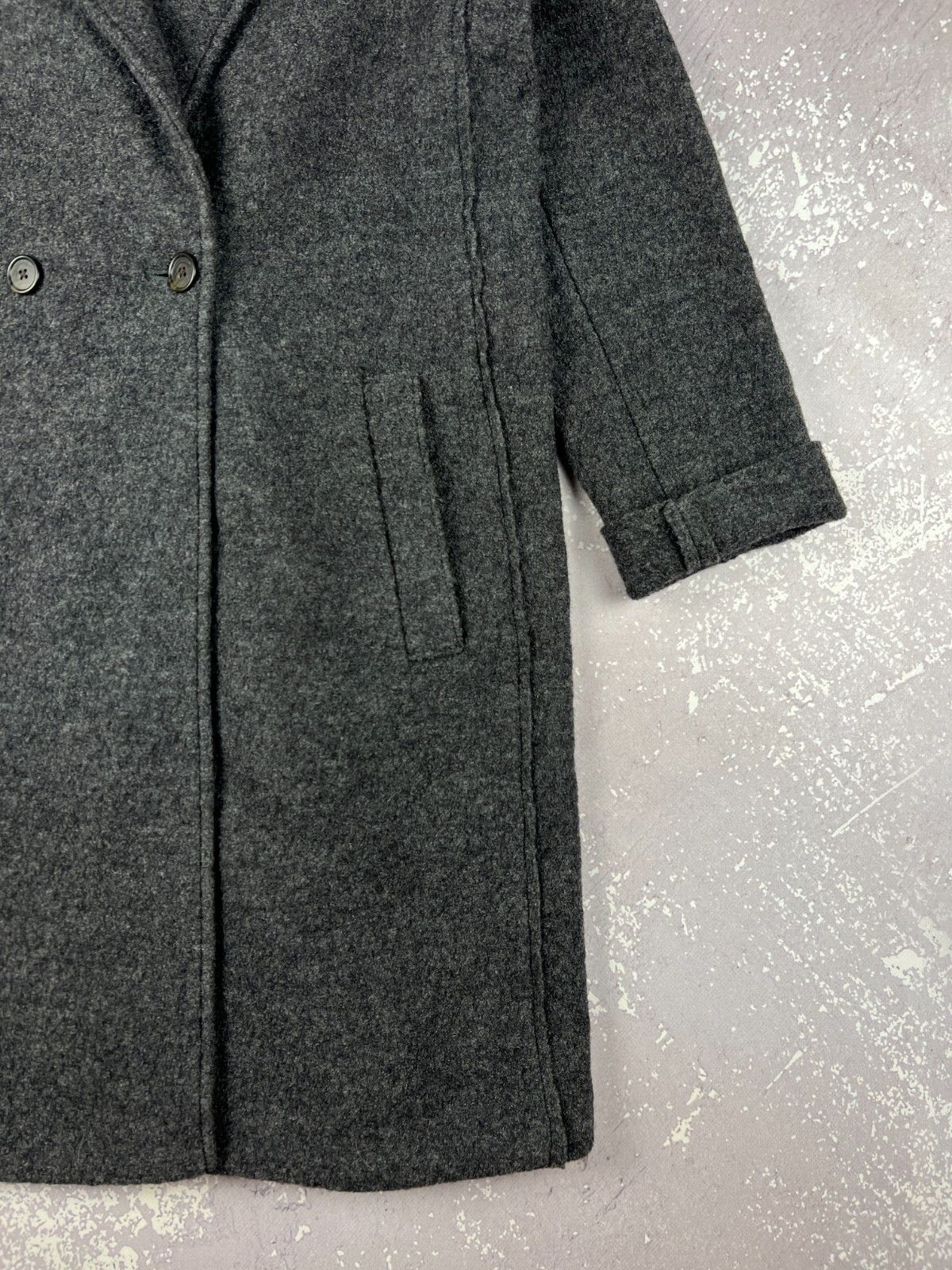 J.Crew Tall J. Crew Daphne Italian Boiled Wool Topcoat lady Size L / US 10 / IT 46 - 4 Thumbnail