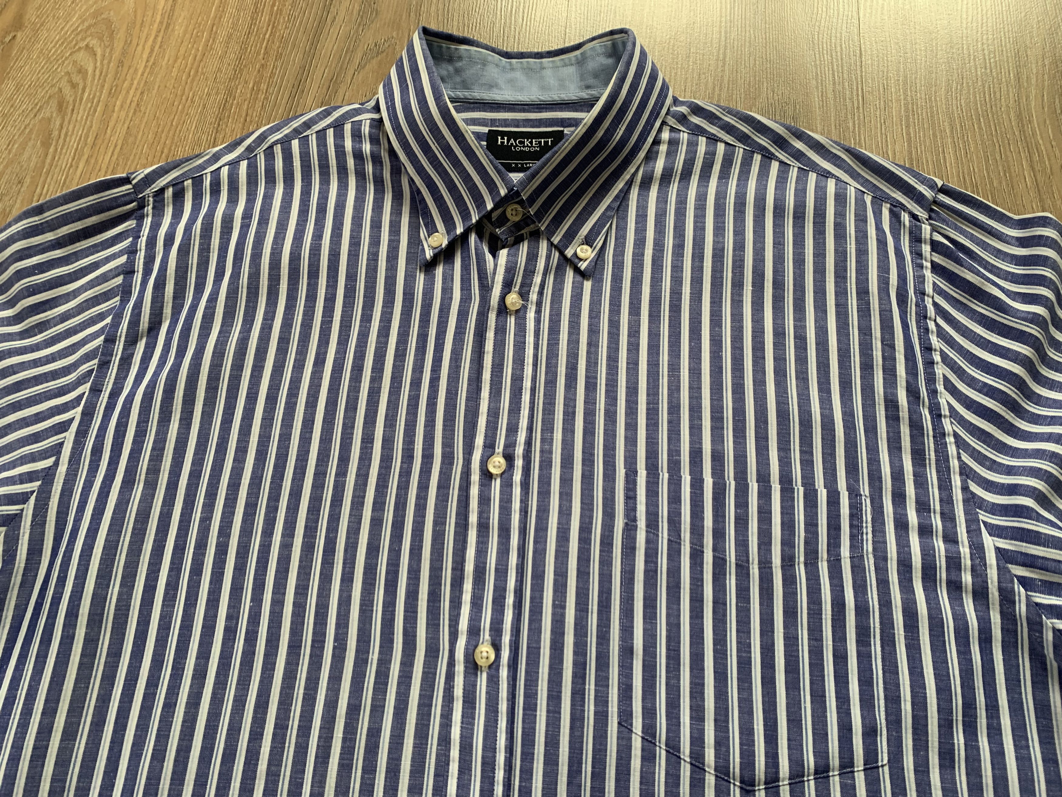 Hackett Hackett London Classic Stripe Long Sleeve Shirt Size US XXL / EU 58 / 5 - 4 Thumbnail