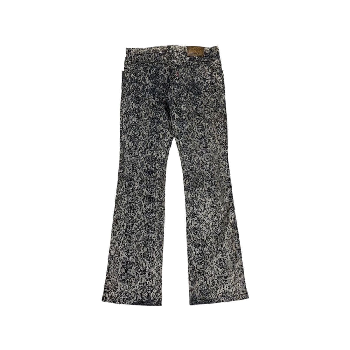 L7 Real Hip L7 Real Hip Snakeskin Flared Pants Size US 28 / EU 44 - 4 Thumbnail