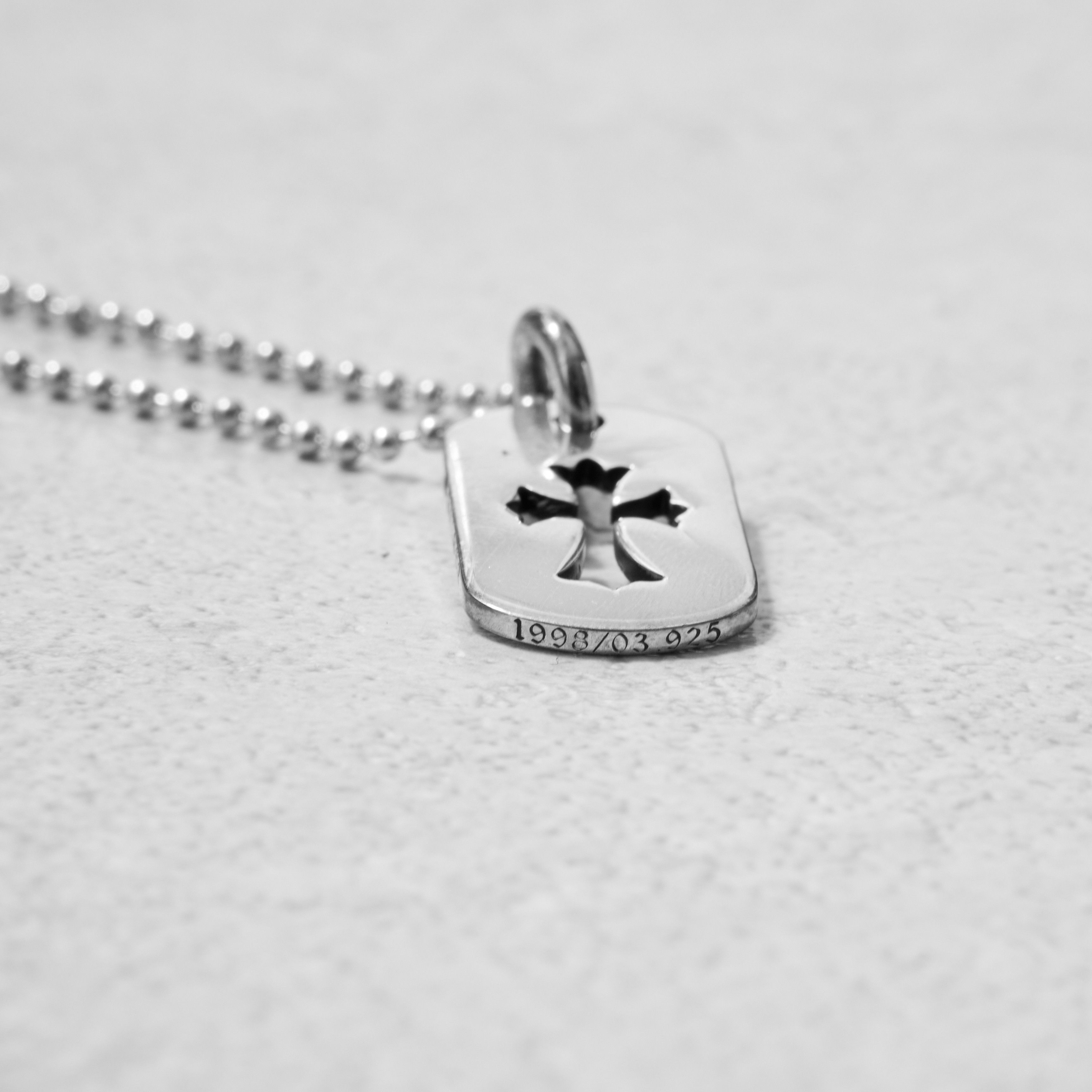 Chrome Hearts CHROME HEARTS Dog SML Coss Silver Necklace Size ONE SIZE - 4 Thumbnail