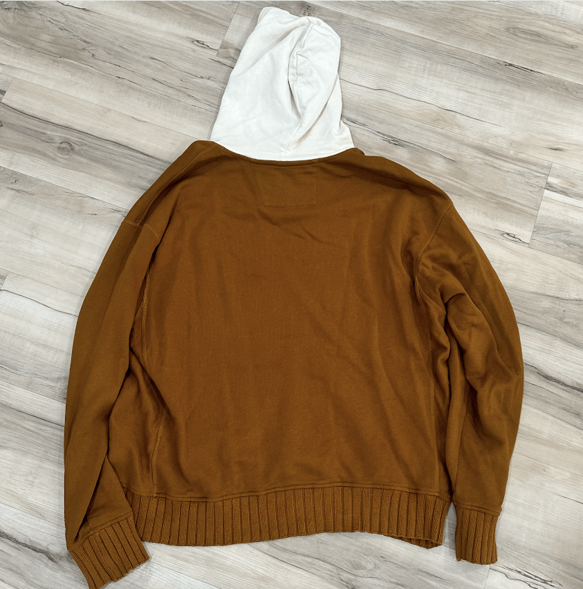 Other On This Day Knit Hoodie XL Brown With White Hood Size US XL / EU 56 / 4 - 8 Thumbnail