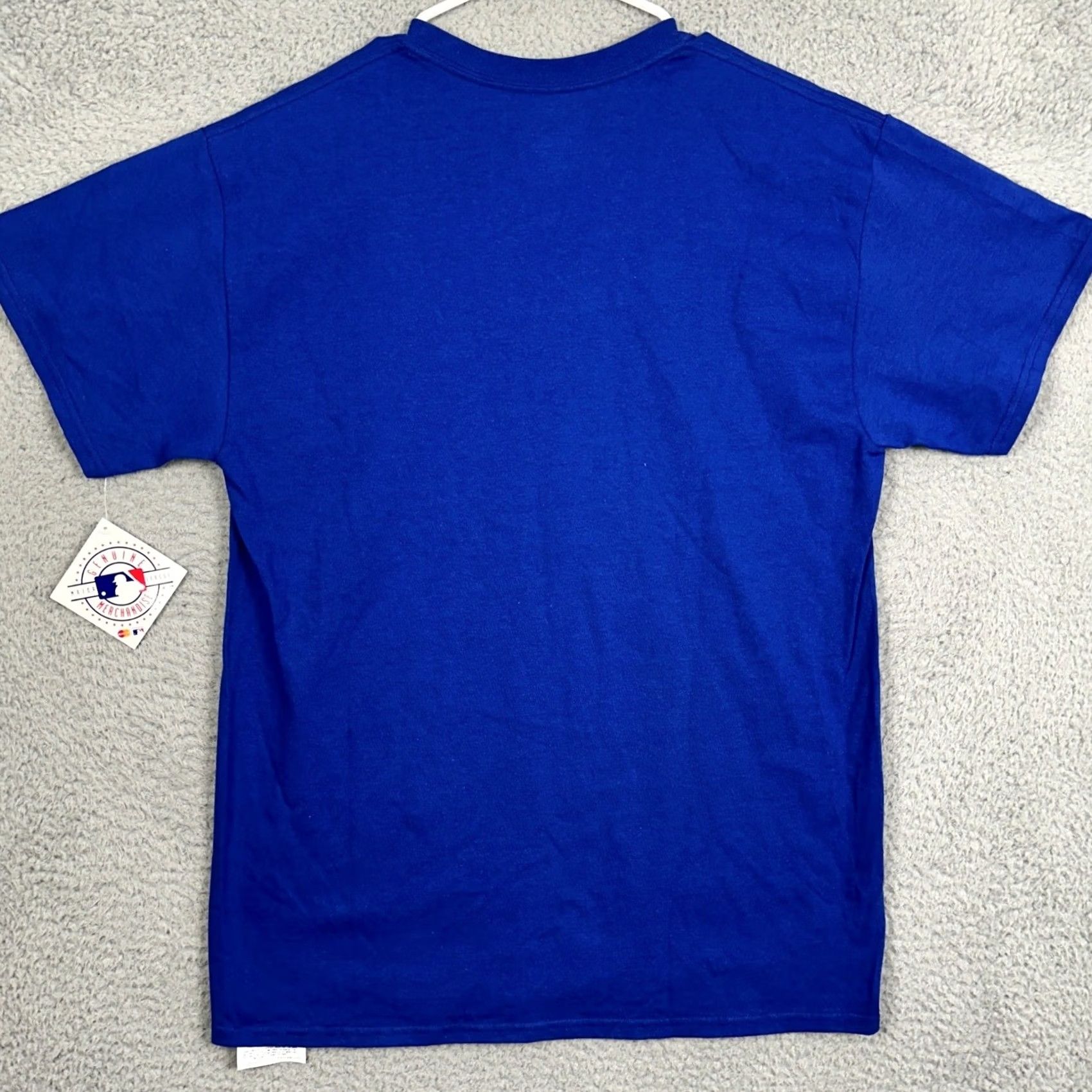 Logo 7 Majestic Chicago Cubs Mens Medium Shirt Graphic Tee Blue Short Sleeve Logo Size US M / EU 48-50 / 2 - 2 Thumbnail