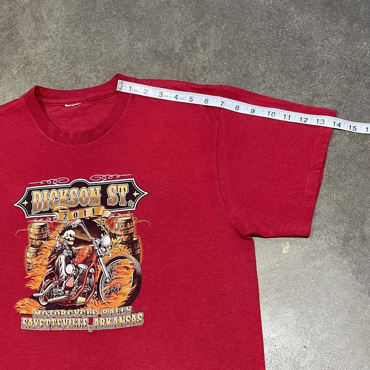 Vintage 2011 Sturgis Motorcycle Rally Dickson St Biker Graphic Tee Size US L / EU 52-54 / 3 - 6 Thumbnail
