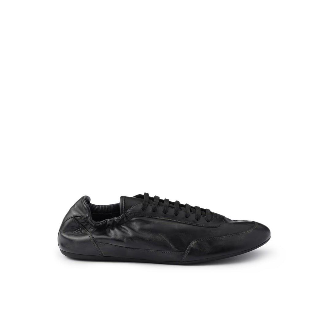 Prada PRADA Collapse Black Leather Sneakers New (Men's size:8;) Size US 8 / EU 41 - 1 Thumbnail