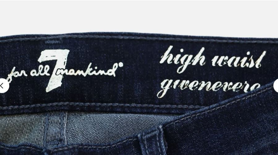 7 For All Mankind New 7 For All Mankind High Waisted Super Skinny Jeans Size 24" / US 00 / IT 34 - 6 Thumbnail