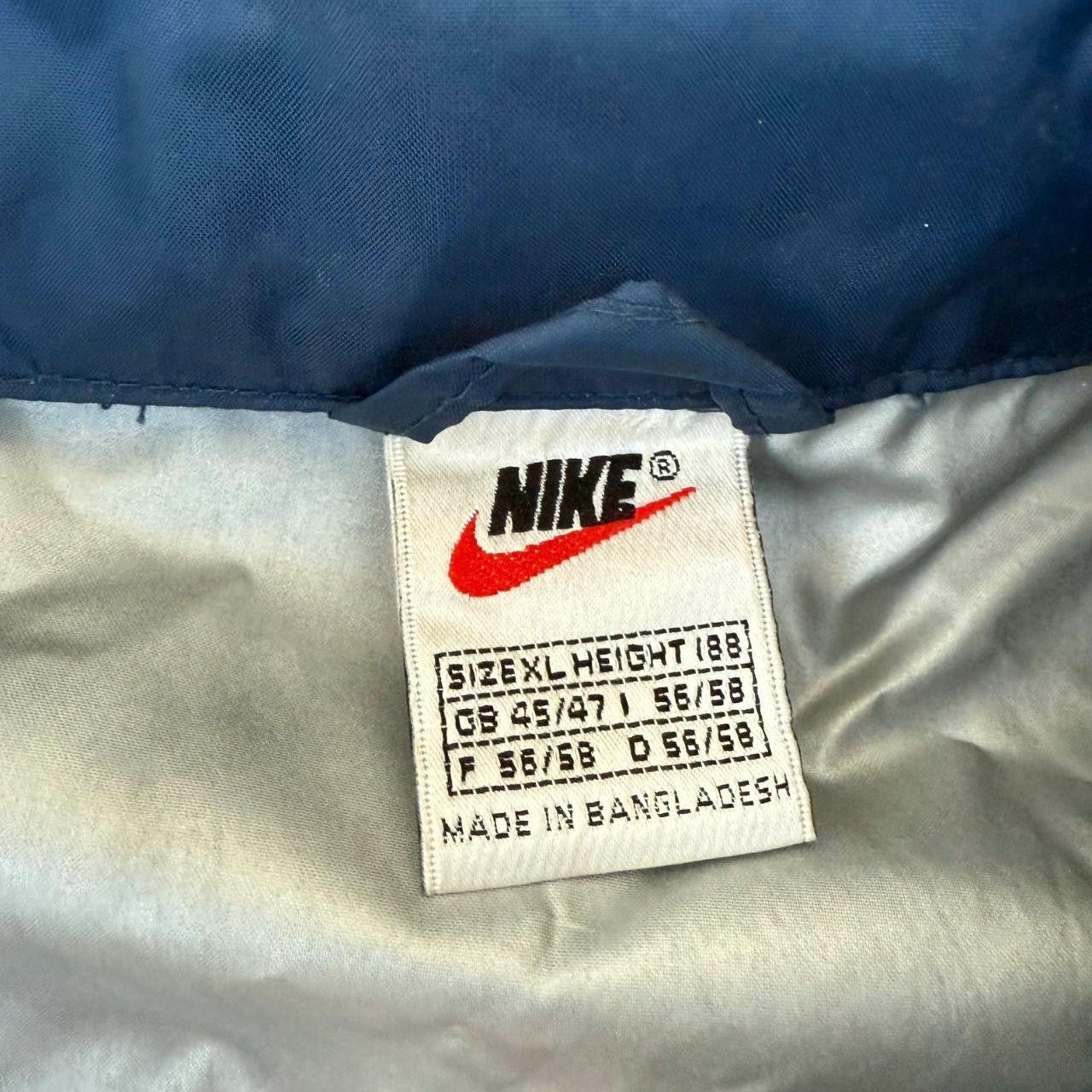Nike Nike Jacket Windbreaker Navy Swoosh 90s Vintage Size US L / EU 52-54 / 3 - 5 Thumbnail