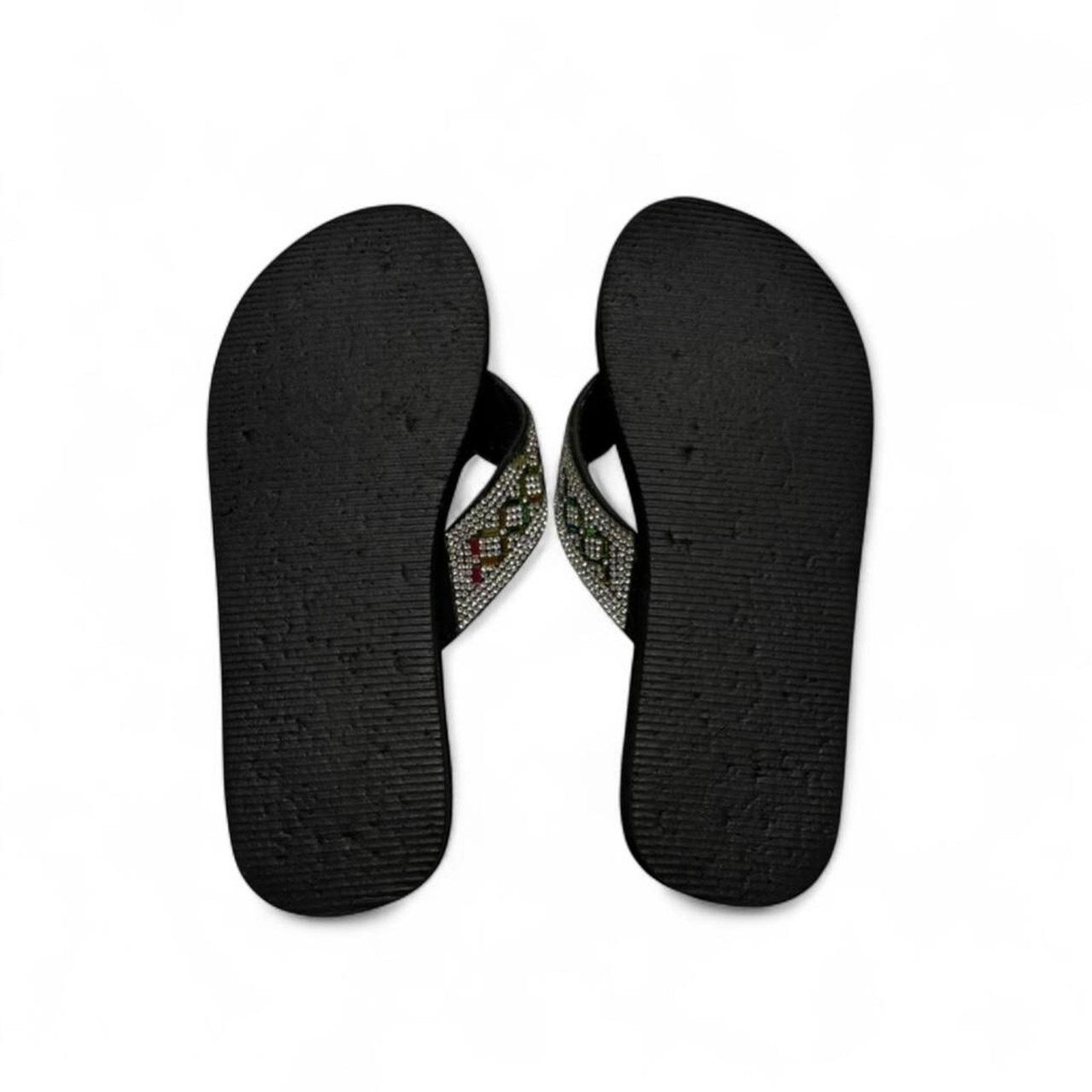 UNIONBAY Union Bay Y2K 2000s Sequin Sandals Super Comfy Size US 7 / IT 37 - 3 Thumbnail