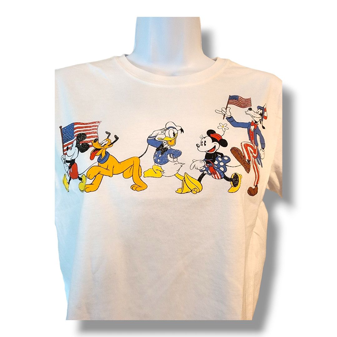 Disney Disney American Flag Cropped Top Women's Size Medium Size M / US 6-8 / IT 42-44 - 2 Thumbnail