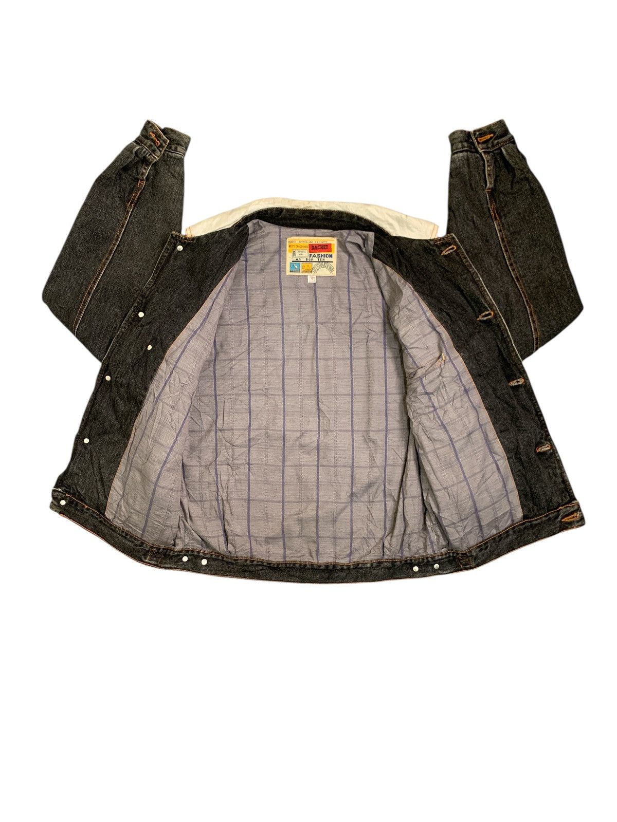 Japanese Brand Rare Design Dachet Fashion International Denim Jackets Size US S / EU 44-46 / 1 - 3 Thumbnail