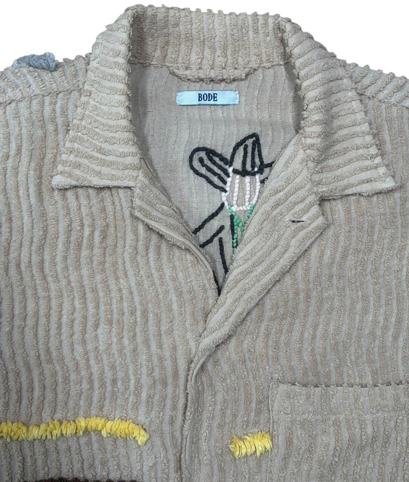 Bode Bode Cowboy Chenille Shirt (OOAK) Size M/L Size US M / EU 48-50 / 2 - 2 Thumbnail