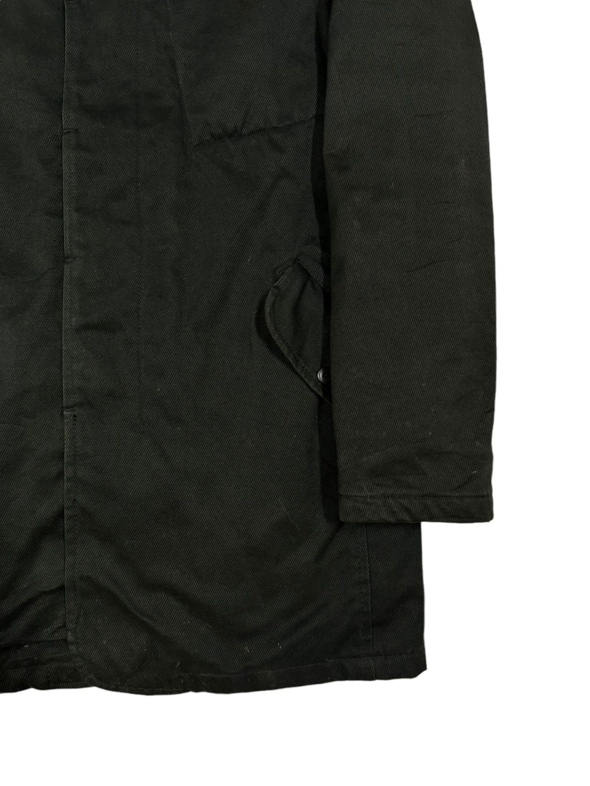 If Six Was Nine × PPFM × Vintage Vtg🔥Ppfm Buttoned Parka Black Jacket Hidden Pocket Size US L / EU 52-54 / 3 - 8 Thumbnail