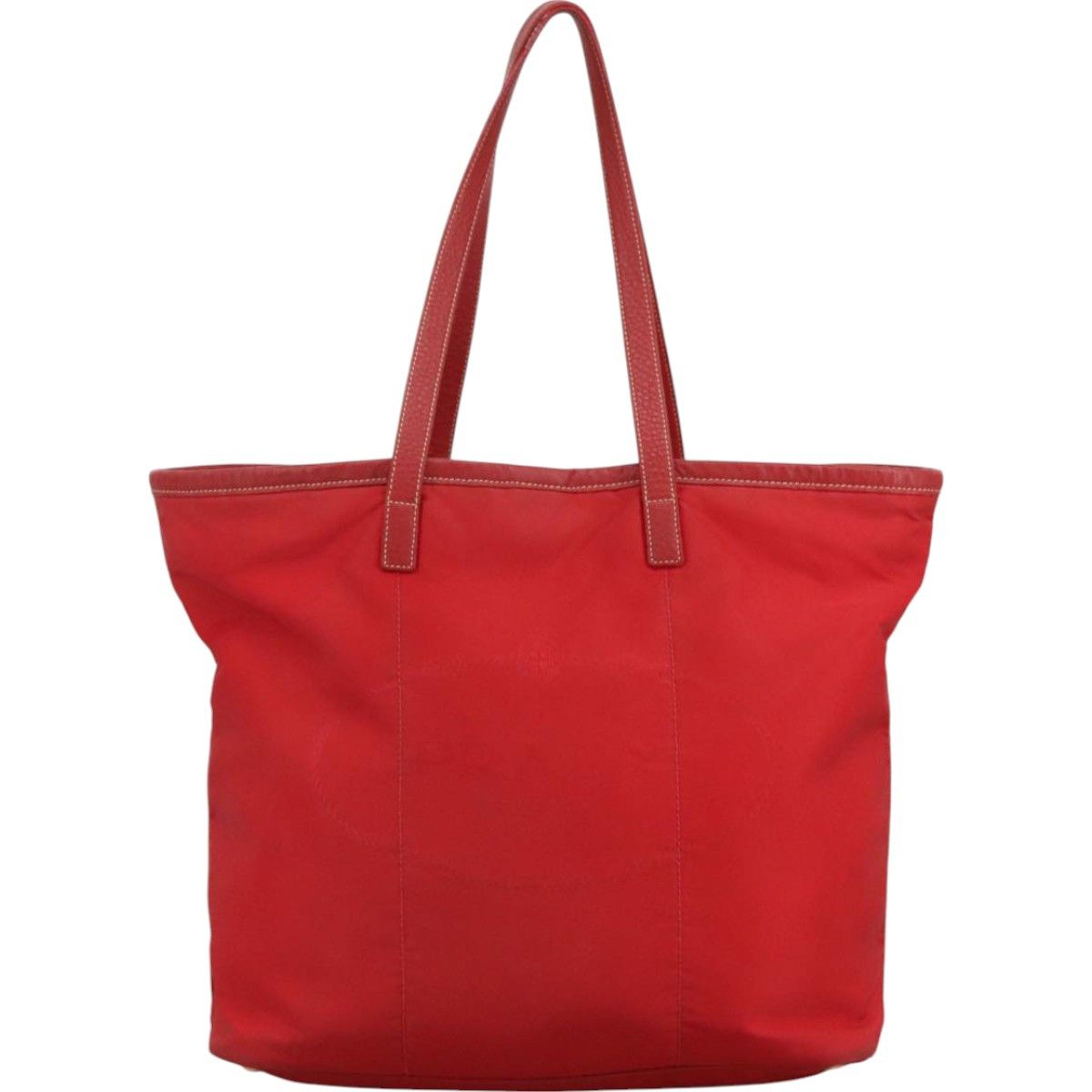 Prada Red Synthetic Tote Bag (Pre-Owned) Size ONE SIZE - 1 Thumbnail