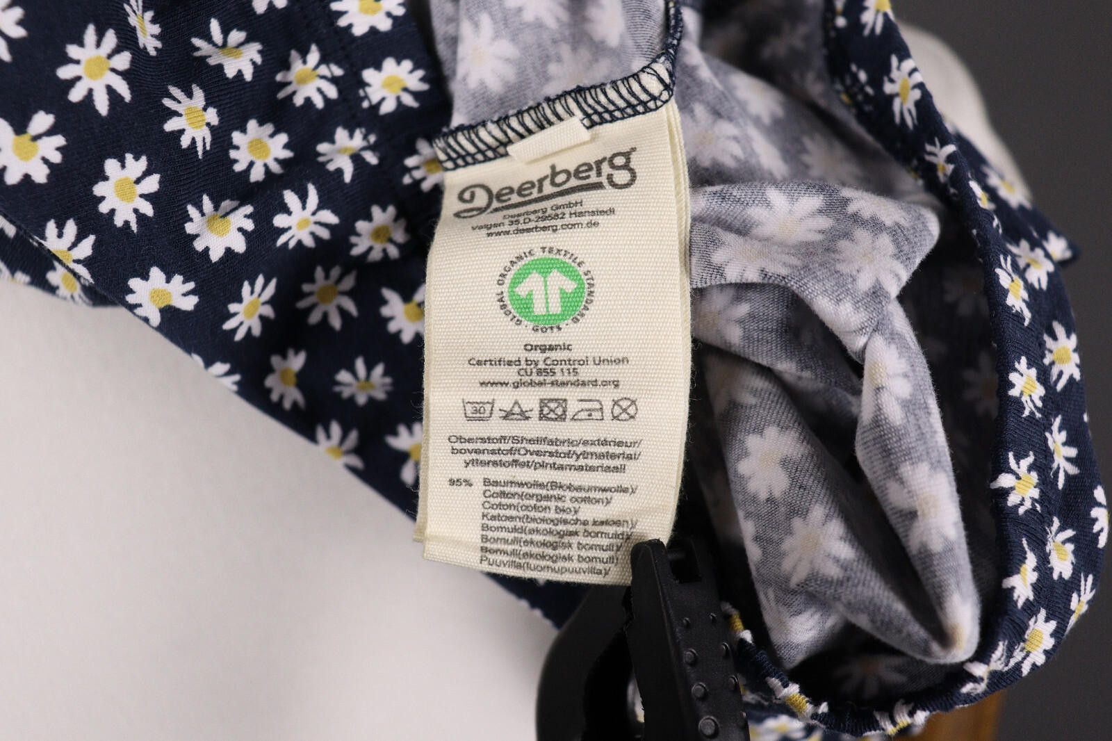 Designer Deerberg by Oska Blue Floral Short Sleeve Top Shirt Size S Size S / US 4 / IT 40 - 9 Thumbnail