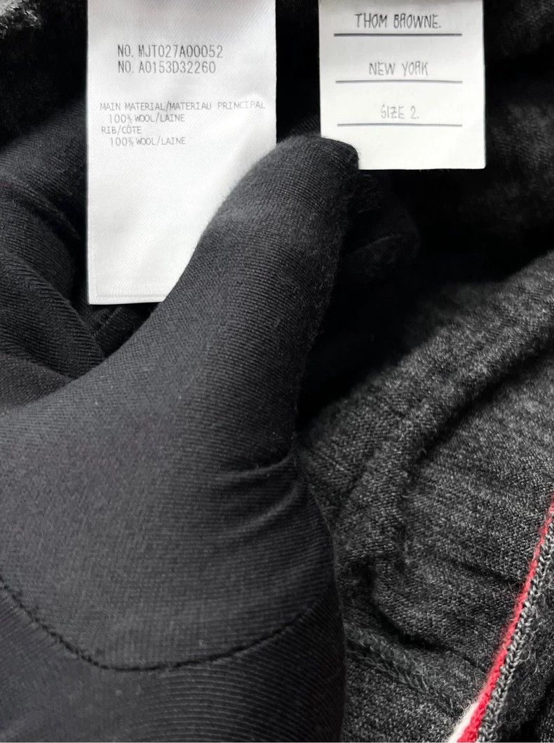 Thom Browne Thom Browne size2 Dark grey striped placket with colored st Size US M / EU 48-50 / 2 - 4 Thumbnail