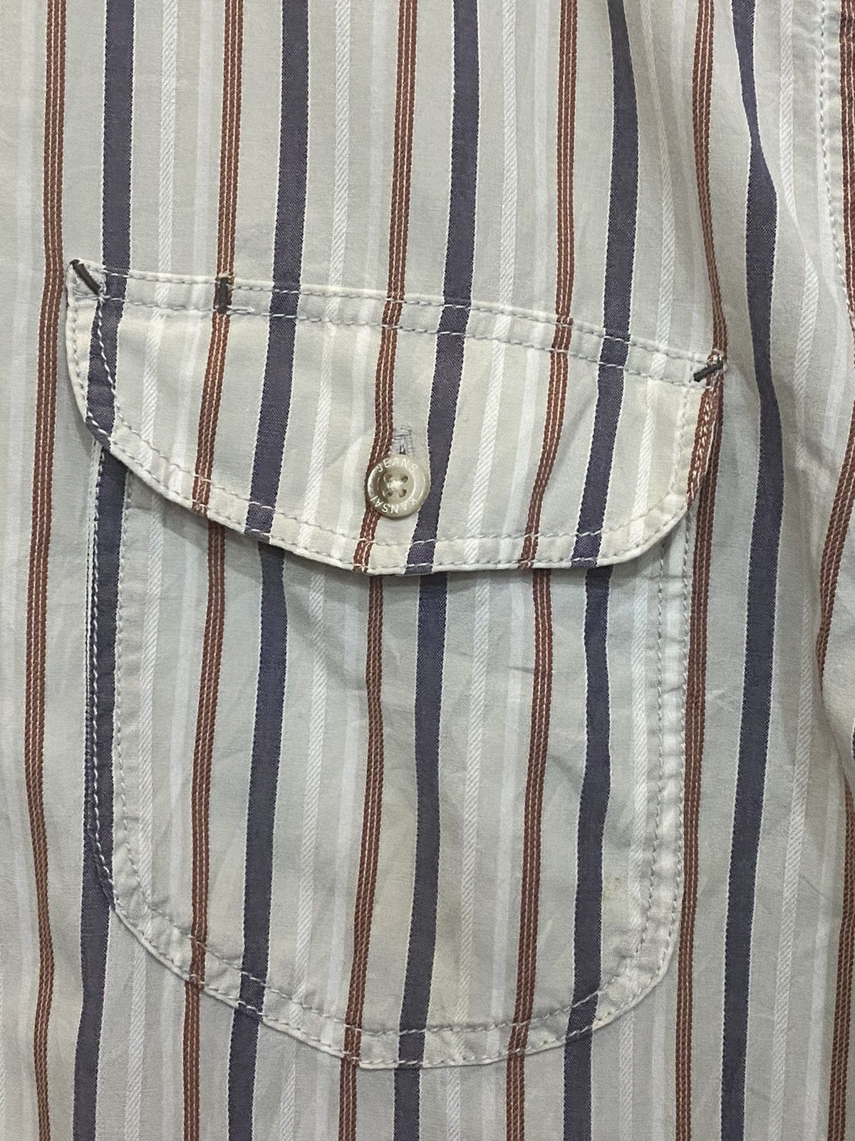 Japanese Brand × Kansai Yamamoto × Vintage Vintage Kansai Jeans Button Shirt Size US L / EU 52-54 / 3 - 7 Thumbnail