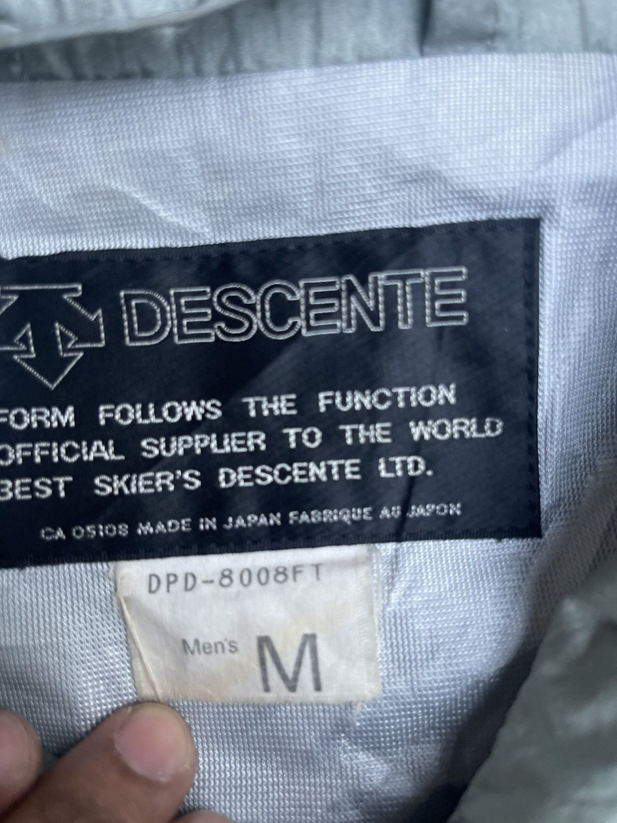Descente Vintage DESCENTE Jacket Outer Hook Closure Industrial Design Size US M / EU 48-50 / 2 - 3 Thumbnail