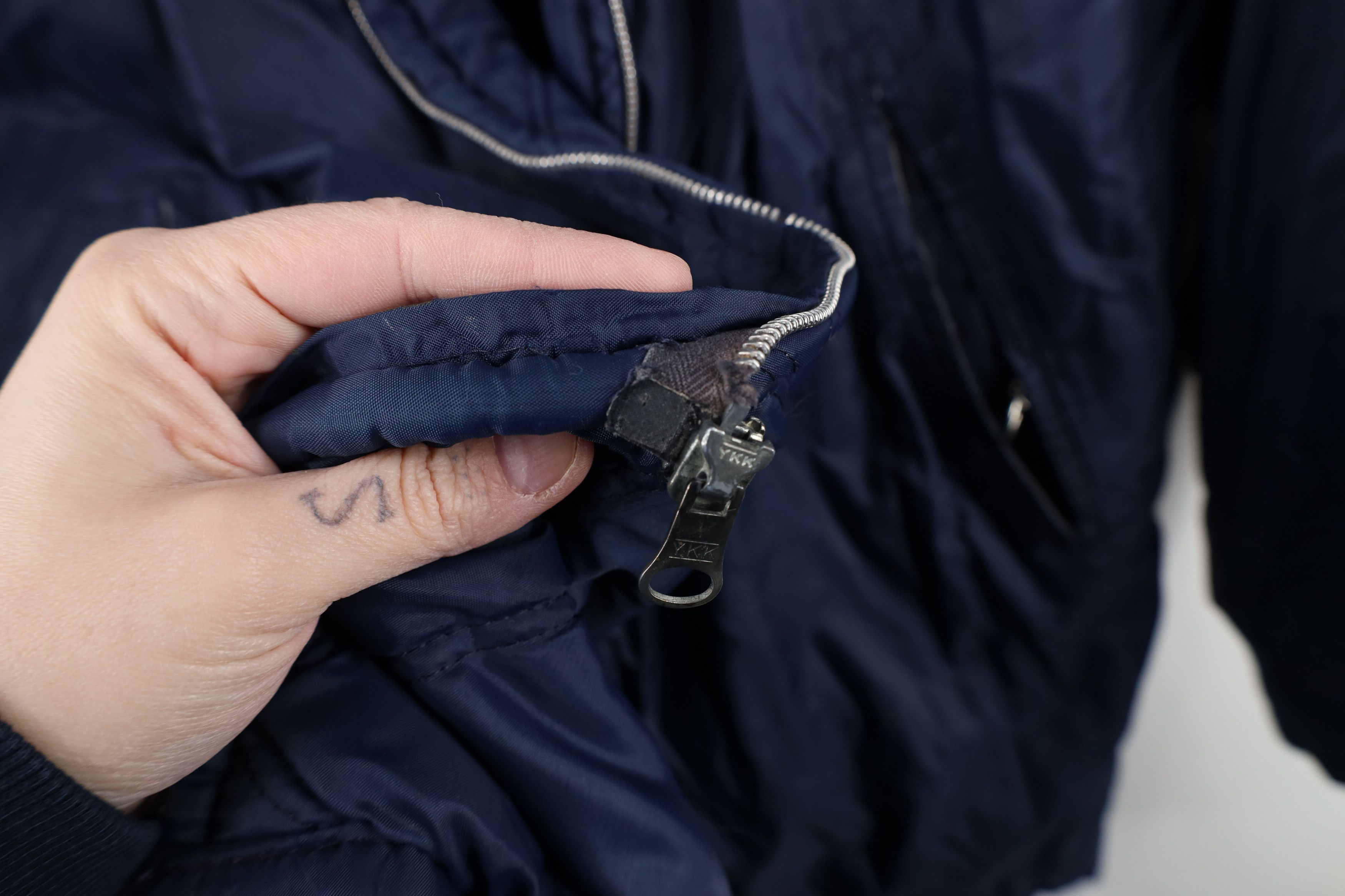 Vintage Vintage 60s Streetwear Hooded Parka Jacket Blue AS IS Size US L / EU 52-54 / 3 - 9 Thumbnail
