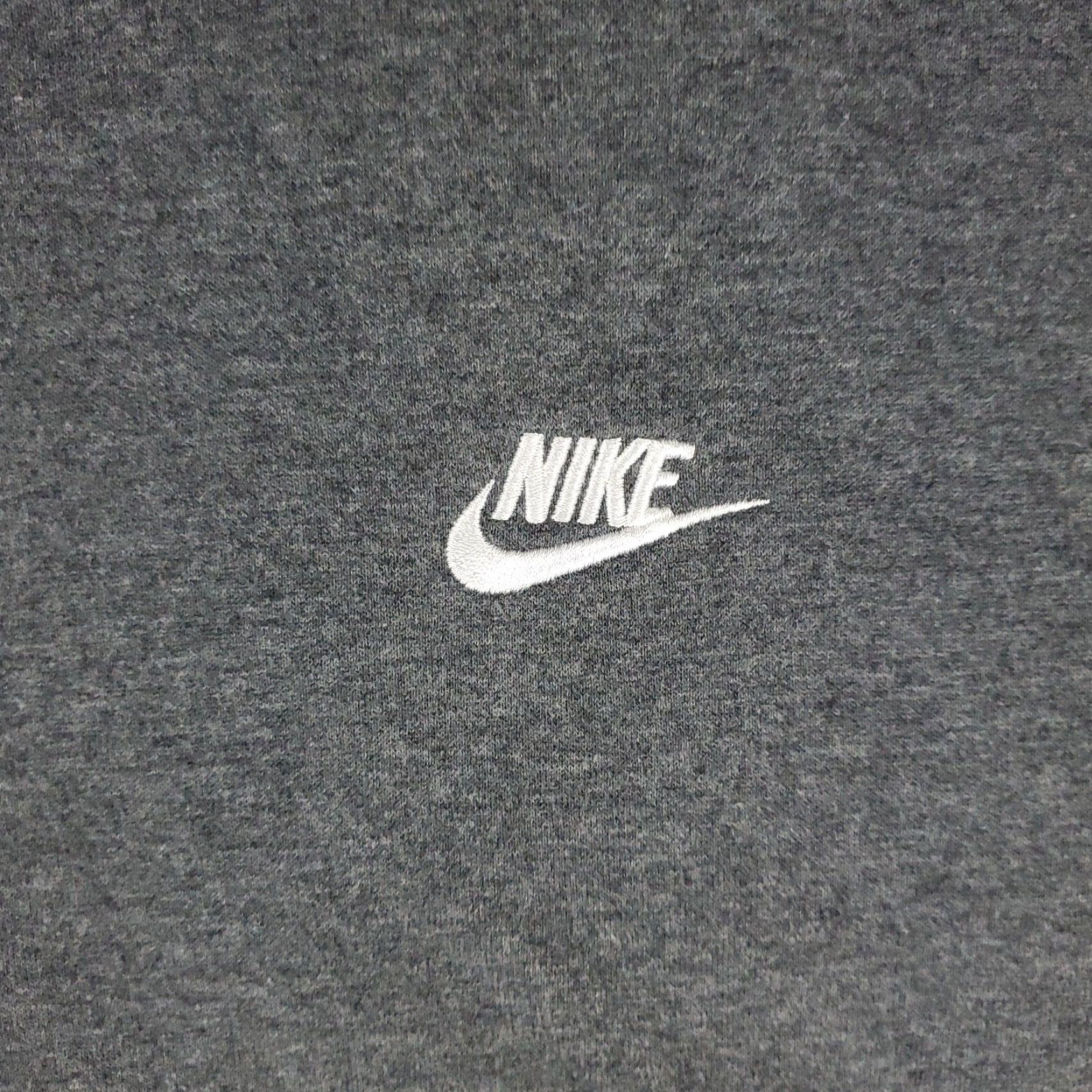 Nike Nike Mens Hoodie Pullover Sweatshirt Size 2XL Gray Swoosh Logo Knit Cotton Blend Polyester Mock Neck Long Sleeve Baggy? Size US XXL / EU 58 / 5 - 3 Thumbnail