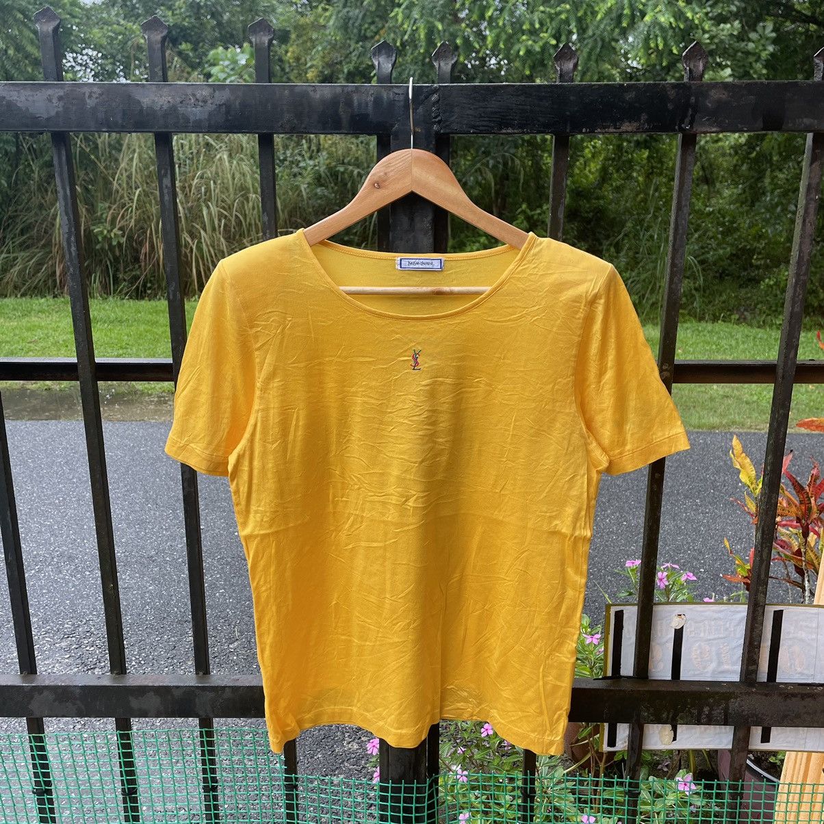 Designer × Vintage × Yves Saint Laurent 🔥Yves Saint Laurent Center Loto Double Breast Women Tee Size S / US 4 / IT 40 - 1 Thumbnail