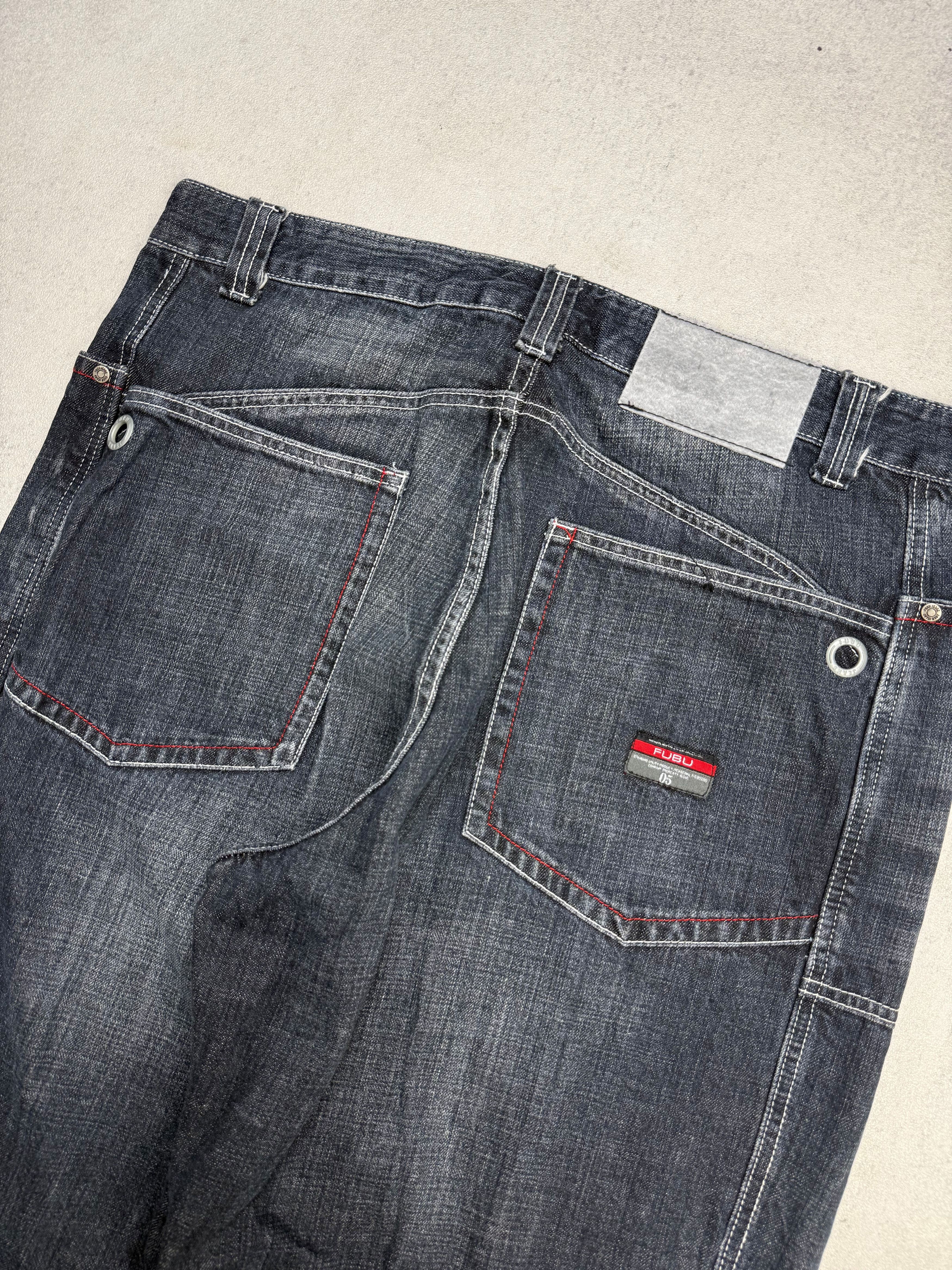 Fubu Vintage Y2K Fubu Baggy Denim Jeans Size US 36 / EU 52 - 12 Thumbnail