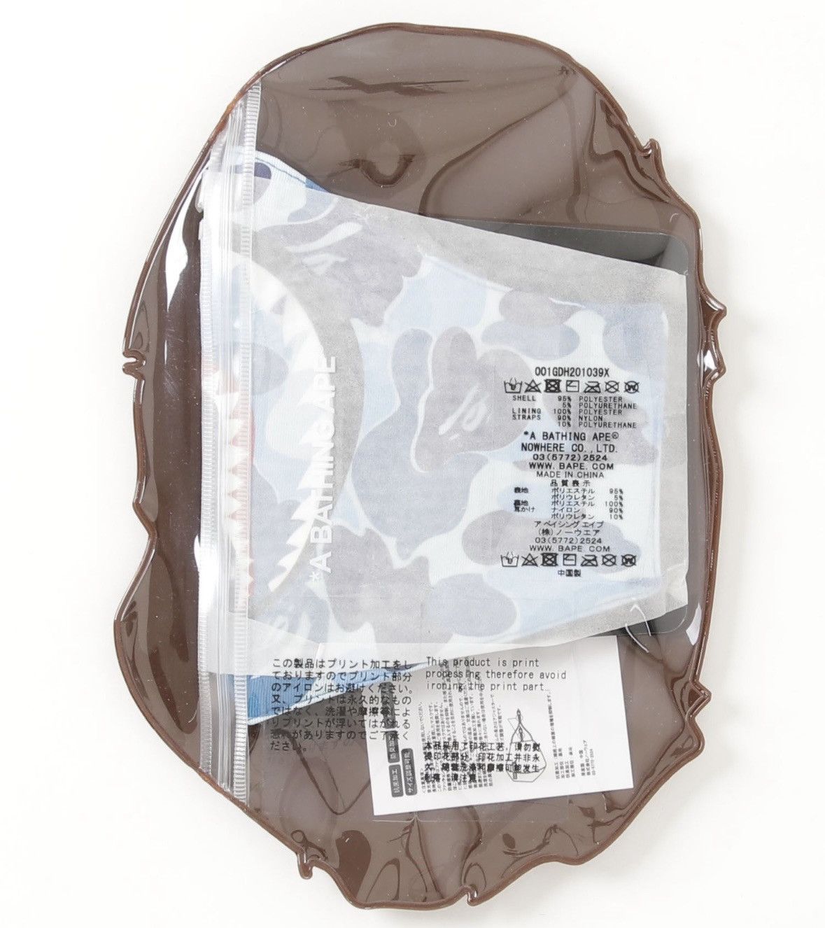 Bape A Bathing ape Bape Shark Mask Sky Blue Camo Size ONE SIZE - 3 Thumbnail