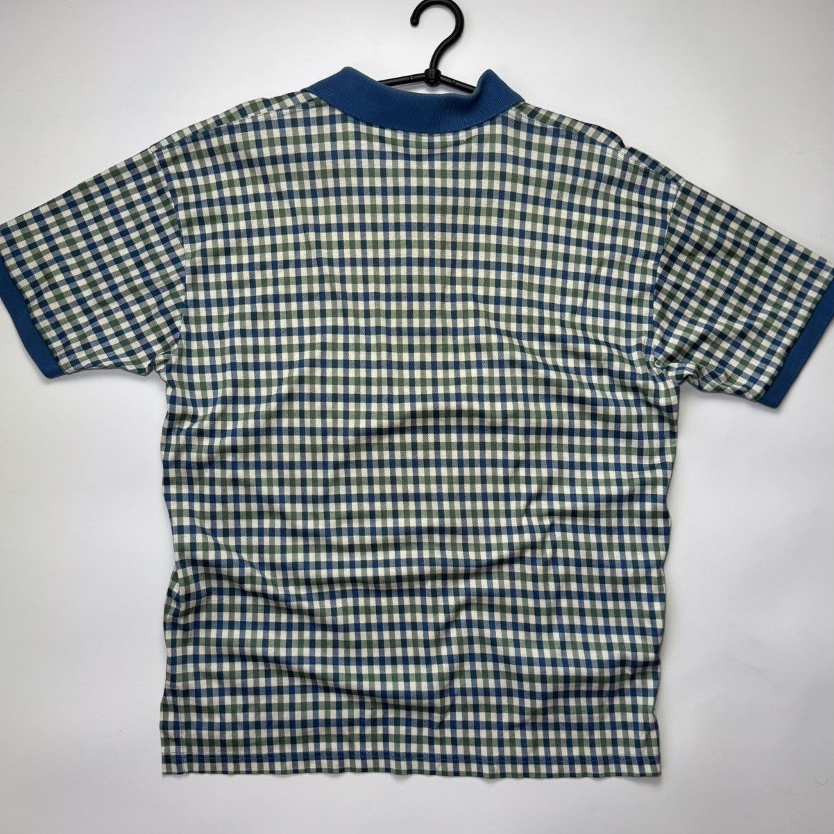 Aquascutum Aquascutum London Check Polo Shirt Size XL Size US XL / EU 56 / 4 - 12 Thumbnail