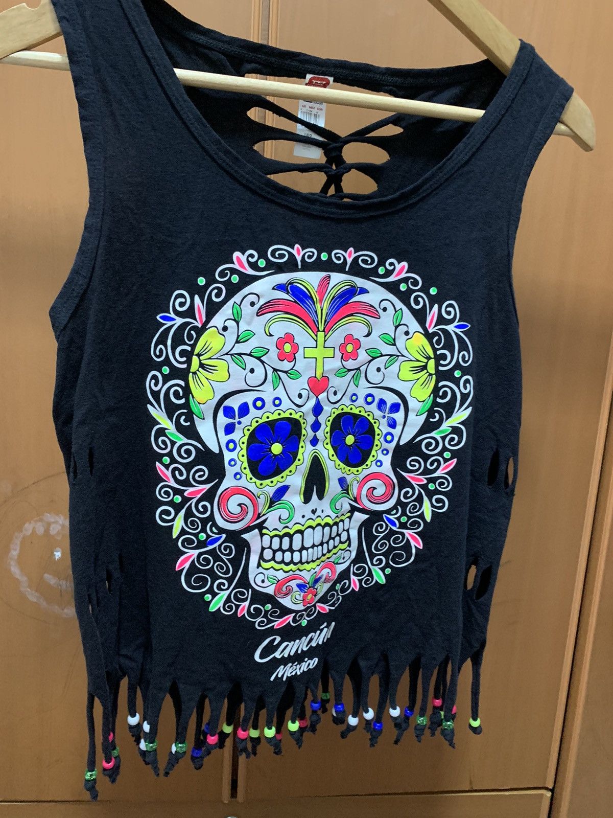 Other Crop tops Skull Cancun Mexico Small Size S / US 4 / IT 40 - 5 Thumbnail