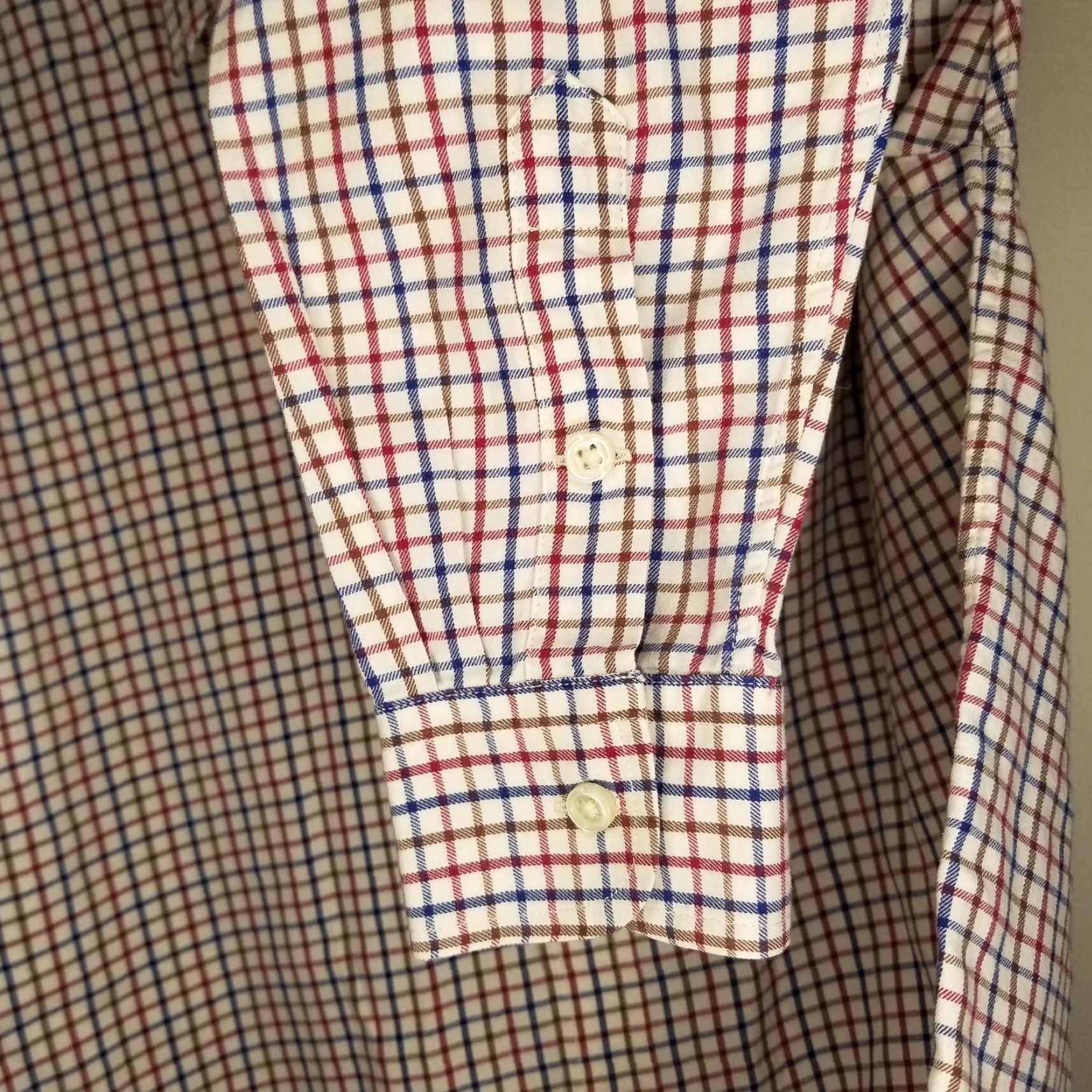 Ralph Lauren Ralph Lauren Shirt Men's Long Sleeve Button-Up Plaid Red Blue Size L Regular Mens Size US L / EU 52-54 / 3 - 4 Thumbnail