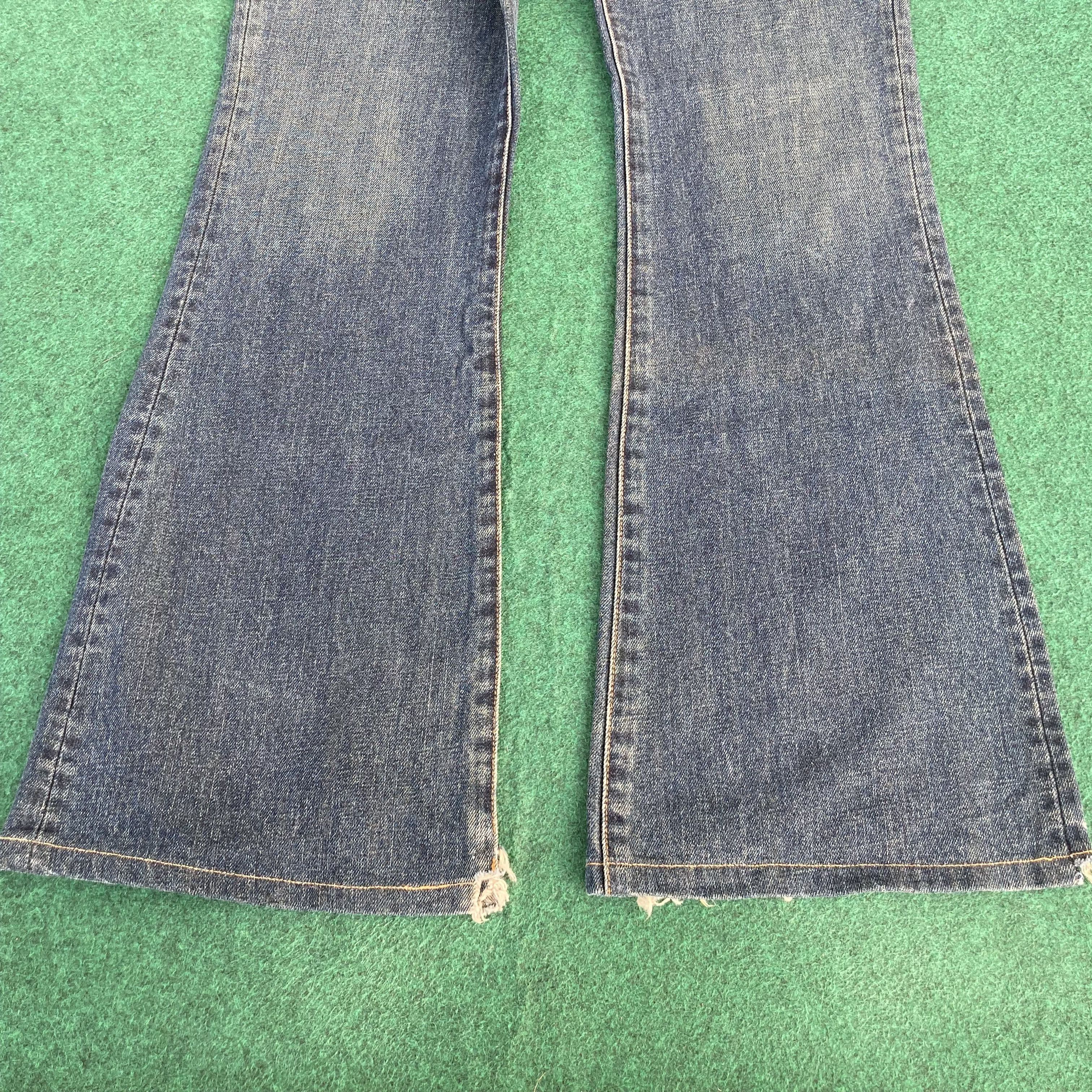 Vintage × Wrangler Vtg Wrangler Denim Bootcut Sz 32 Faded Flare Jeans Size US 32 / EU 48 - 7 Thumbnail