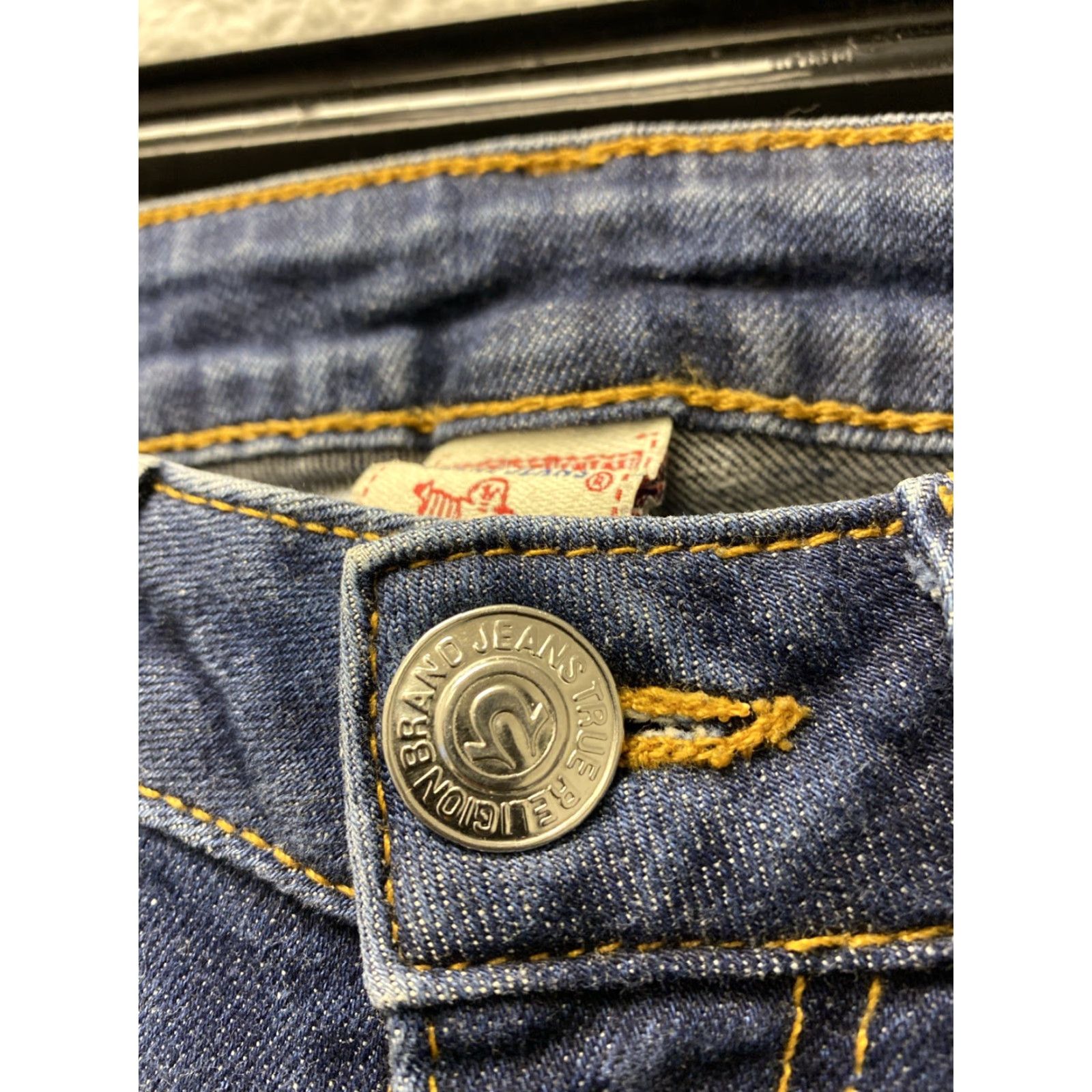 True Religion True Religion Women's Jeans Size 27x34 Blue Slim Size 27" / US 4 / IT 40 - 3 Thumbnail