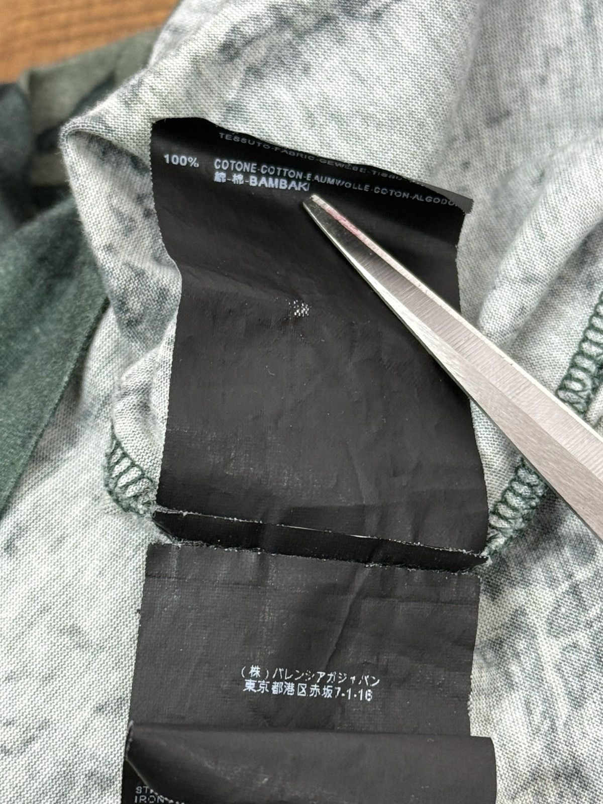 Balenciaga Balenciaga Marbled Camo SS13 Alexander Wang Long Sleeve M Size US M / EU 48-50 / 2 - 8 Thumbnail