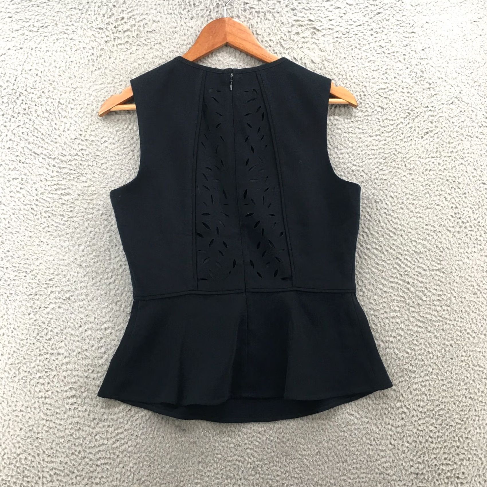 Banana Republic Banana Republic Blouse Womens 6 Blue Sleeveless Peplum Formal Pullover Shirt Size M / US 6-8 / IT 42-44 - 7 Thumbnail