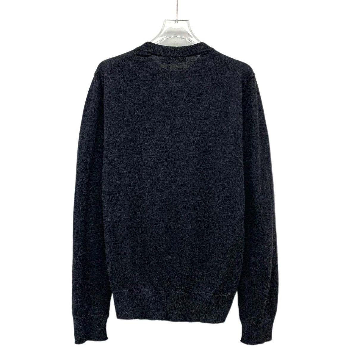 Dolce & Gabbana Dolce & Gabbana Grey Wool Long Sleeve Knit Sweater K26WX Size S / US 4 / IT 40 - 2 Thumbnail