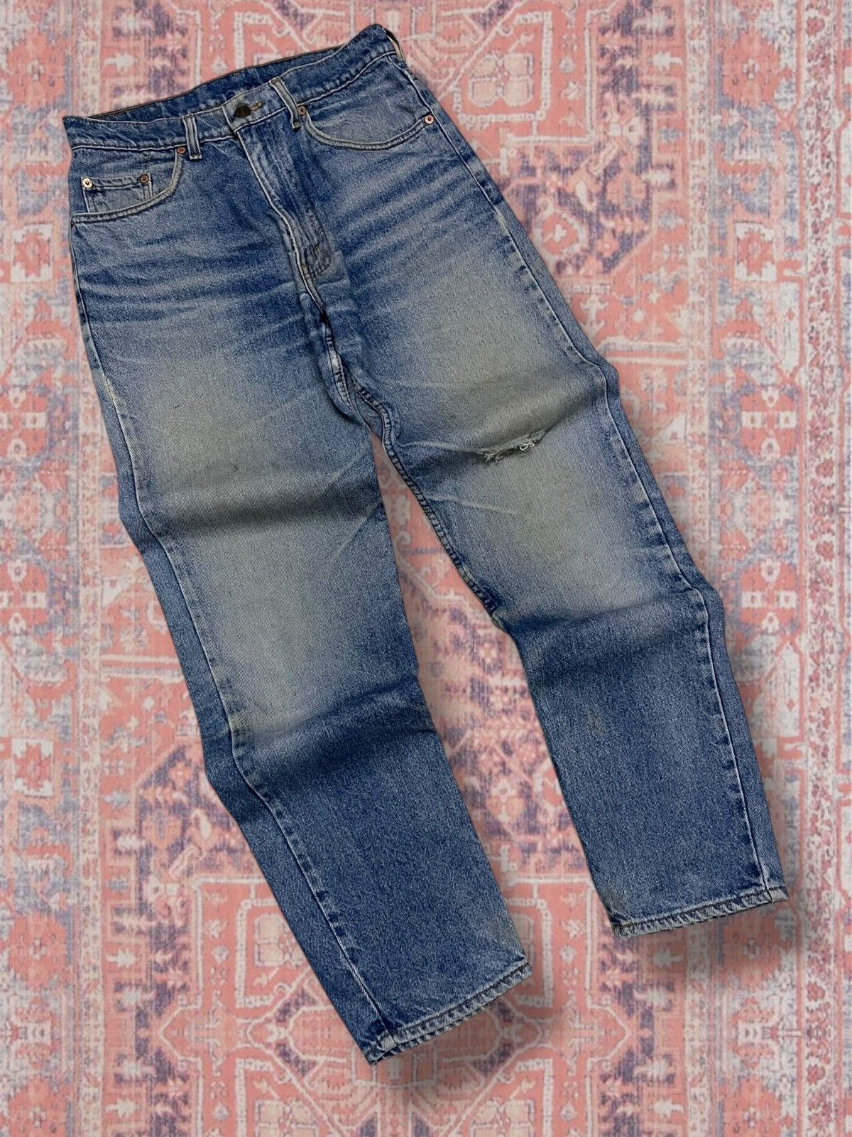 Levi's Vintage Clothing Vintage 1990s Rare Designer Levis 616 Mudwash Distressed Size US 29 - 2 Thumbnail