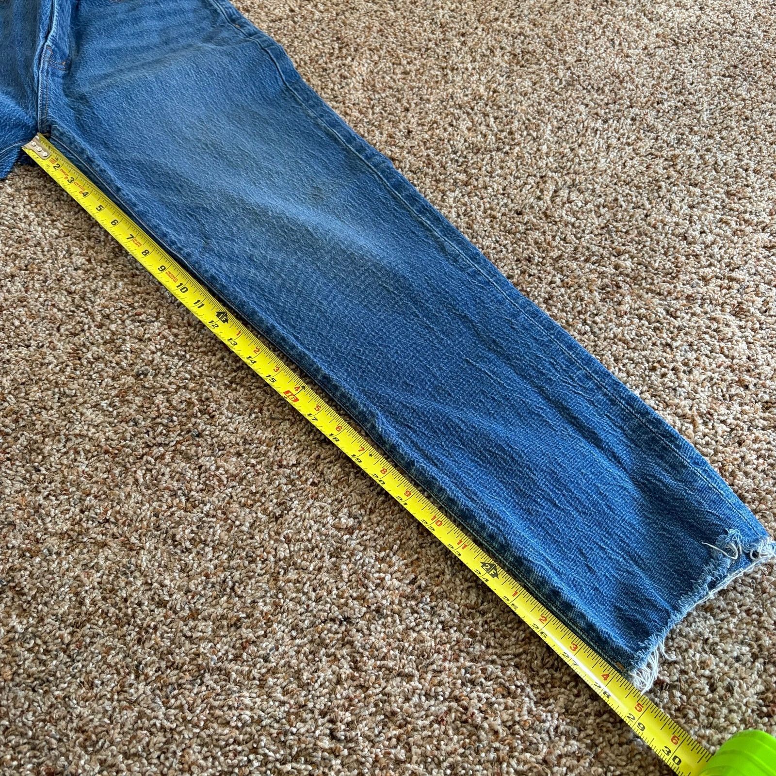 Madewell Madewell The Perfect Vintage Jean Tapered Raw Hem Denim 31 Size 31" - 8 Thumbnail