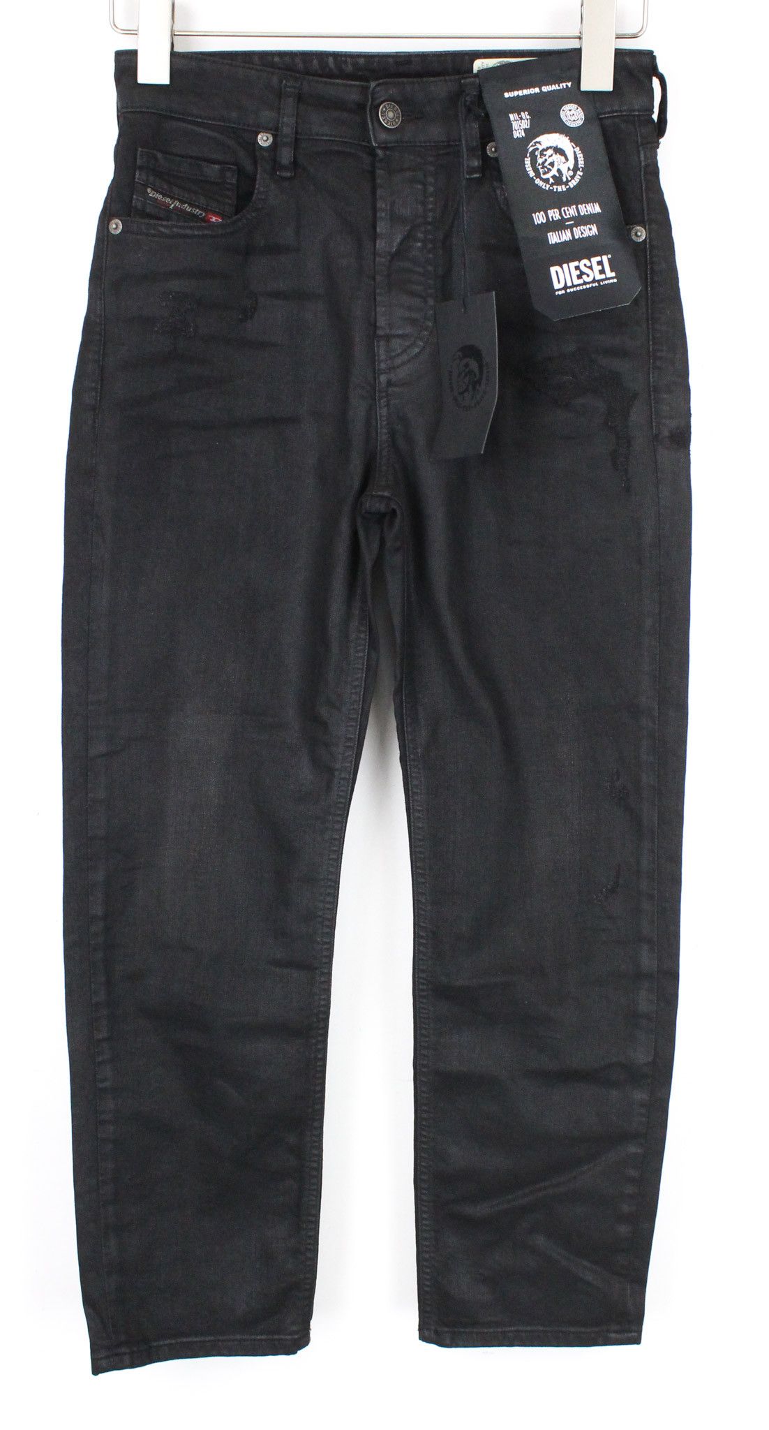 Diesel ARYEL 069JD W24/L32 Girls Black Crop Jeans 69991 Size 24" / US 00 / IT 34 - 2 Thumbnail