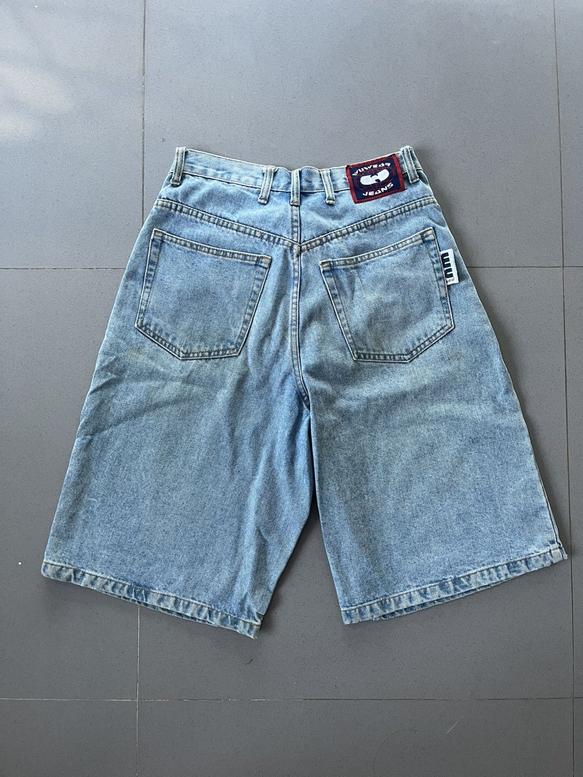 Wu-Tang Clan WU-TANG CLAN WUWEAR VINTAGE DENIM BAGGY JORDS SHORT PANTS Size US 30 / EU 46 - 1 Thumbnail