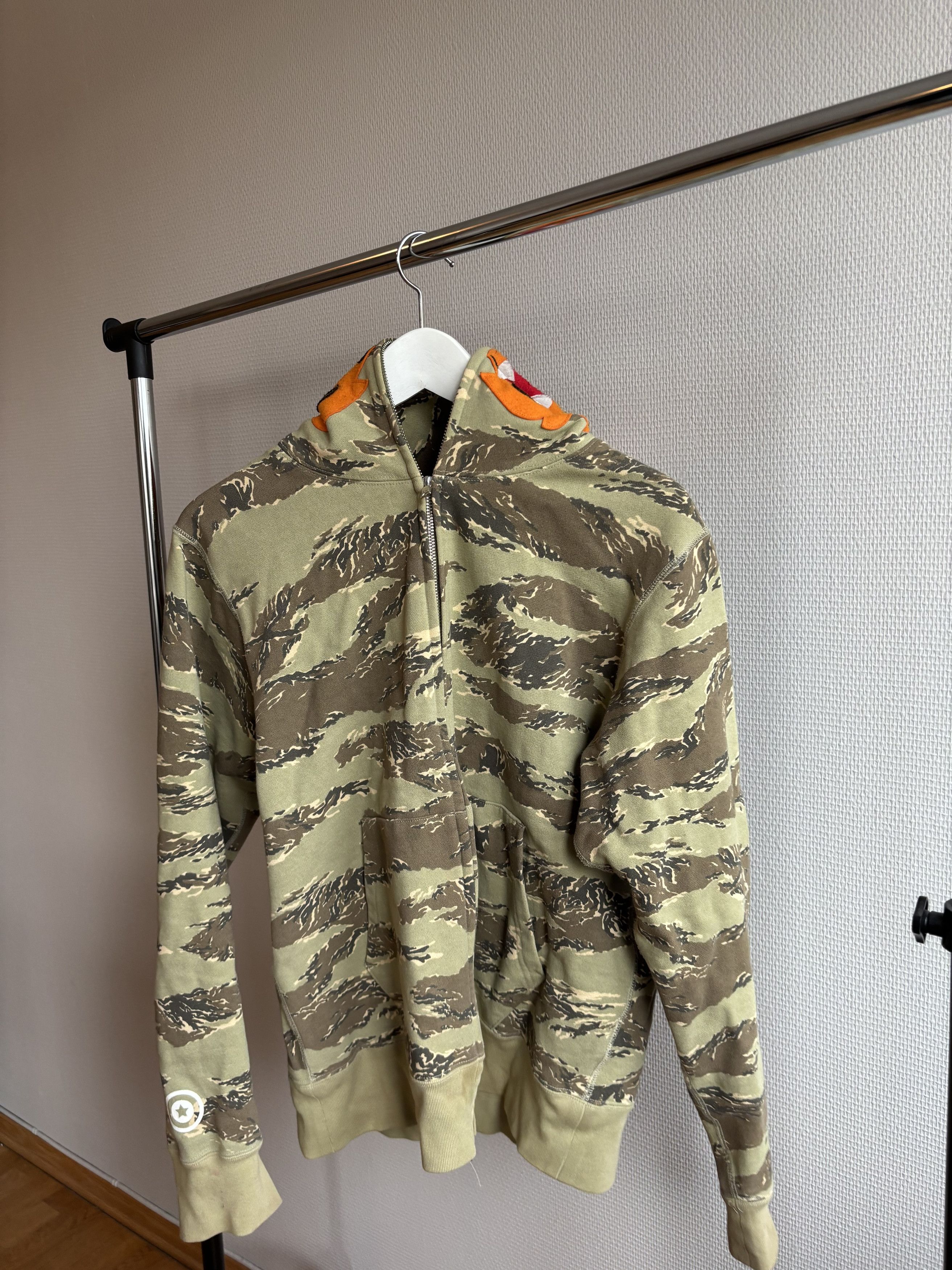 Bape BAPE Tiger full zip hoodie desert camo Size US M / EU 48-50 / 2 - 1 Thumbnail
