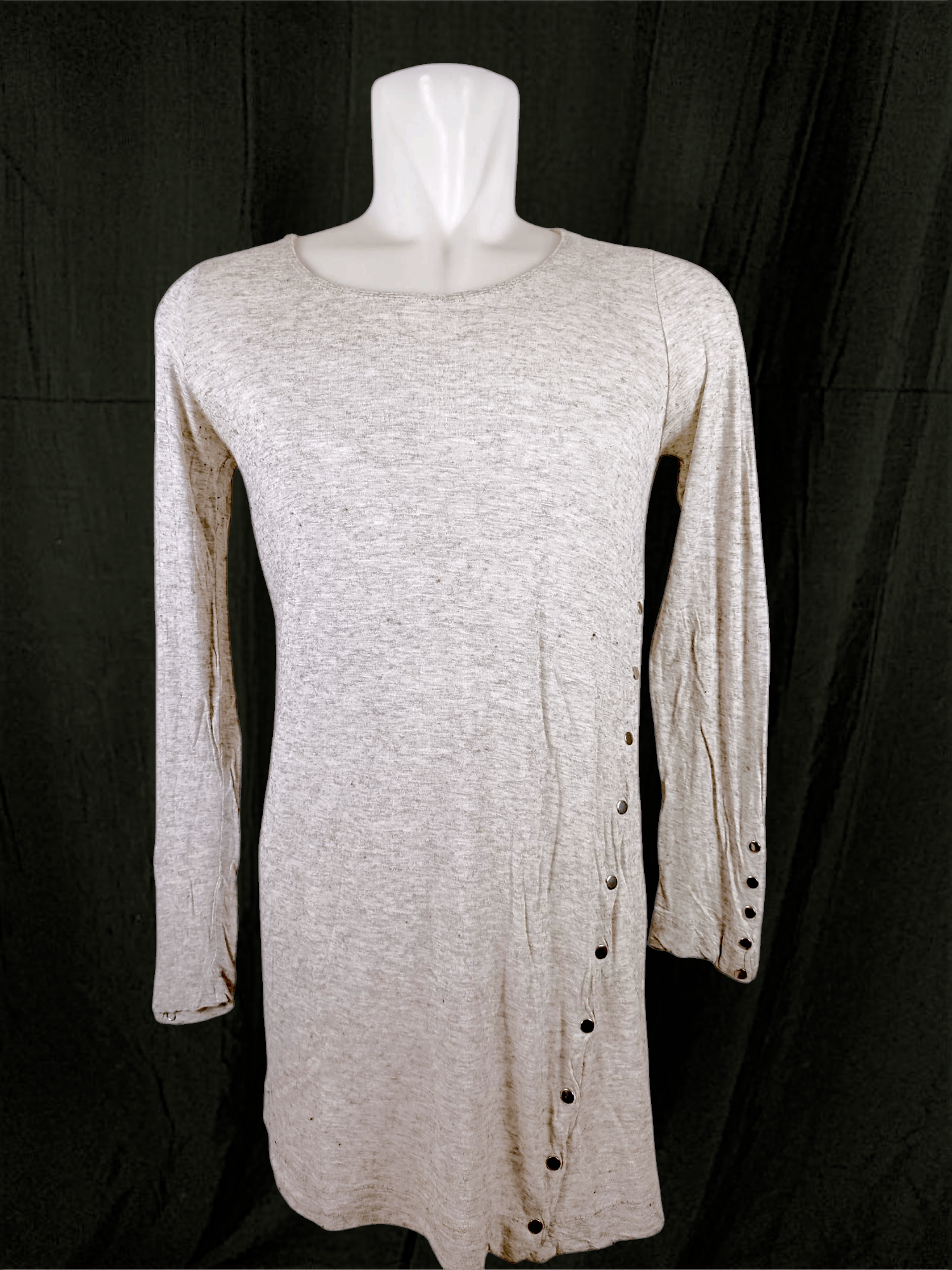 Japanese Brand "F" Asymmetrical Snap Button Longsleeve Size US M / EU 48-50 / 2 - 1 Thumbnail