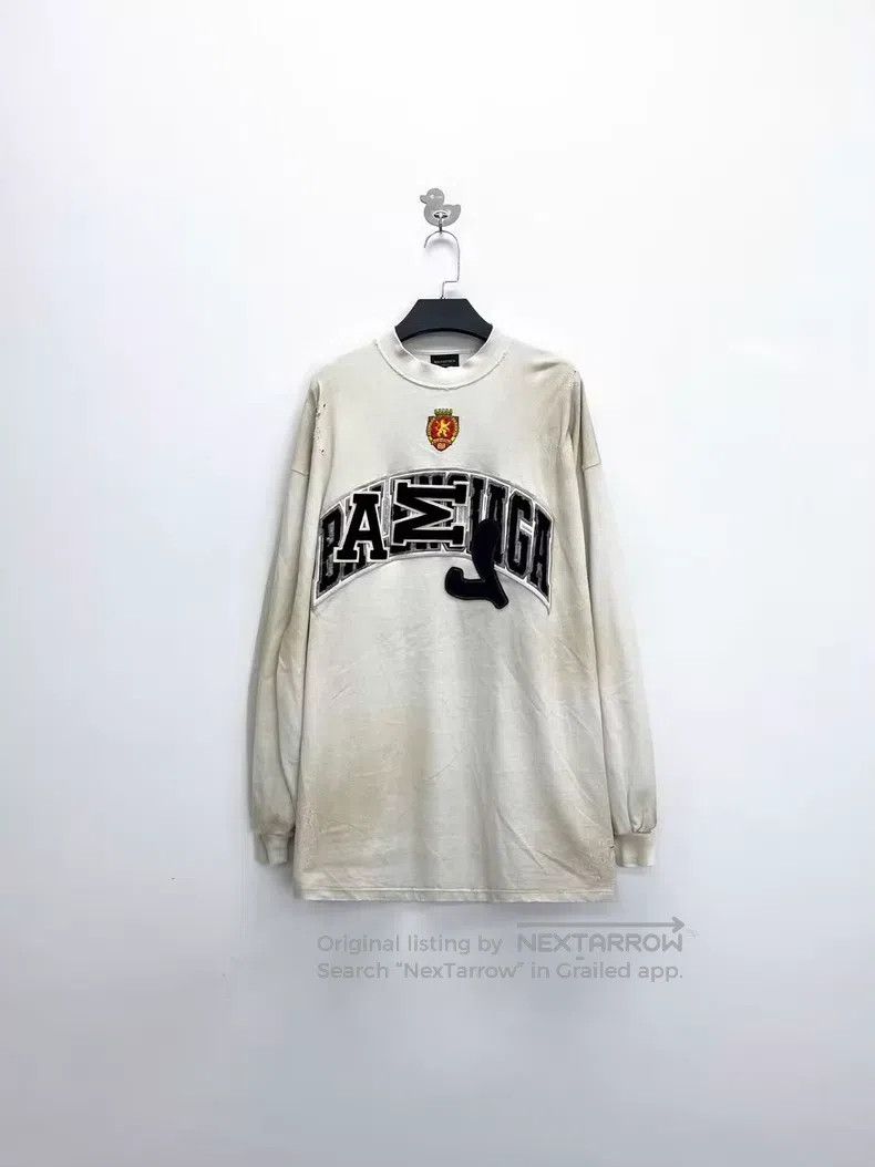 Balenciaga Balenciaga White Mud Dyed Manchester United Dirty Washed D Size US S / EU 44-46 / 1 - 1 Thumbnail