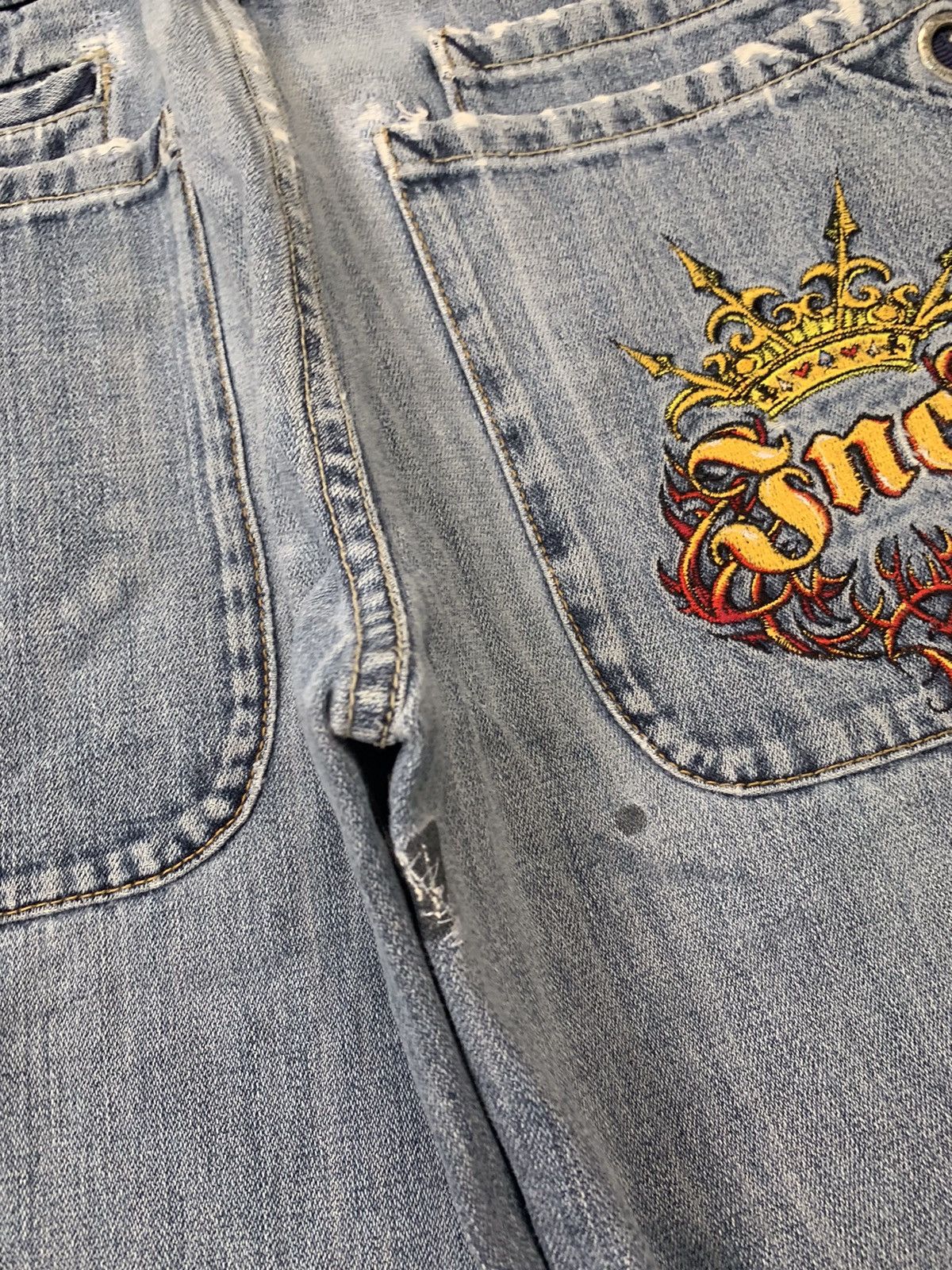 JNCO Vintage jnco crown baggy denim Size US 30 / EU 46 - 4 Thumbnail