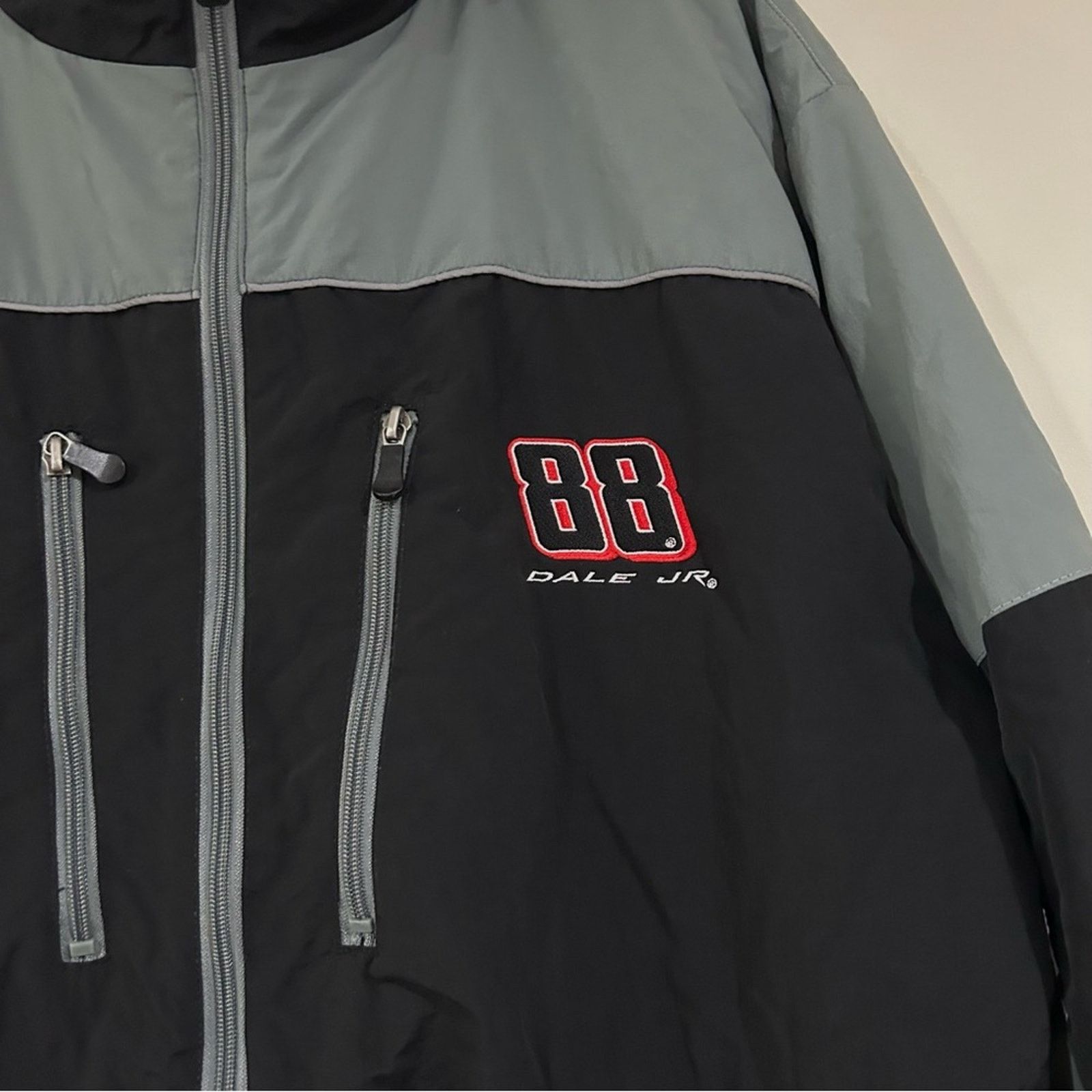 Chase Authentics Vintage Dale Earnhardt Jr Jacket Size US L / EU 52-54 / 3 - 3 Thumbnail