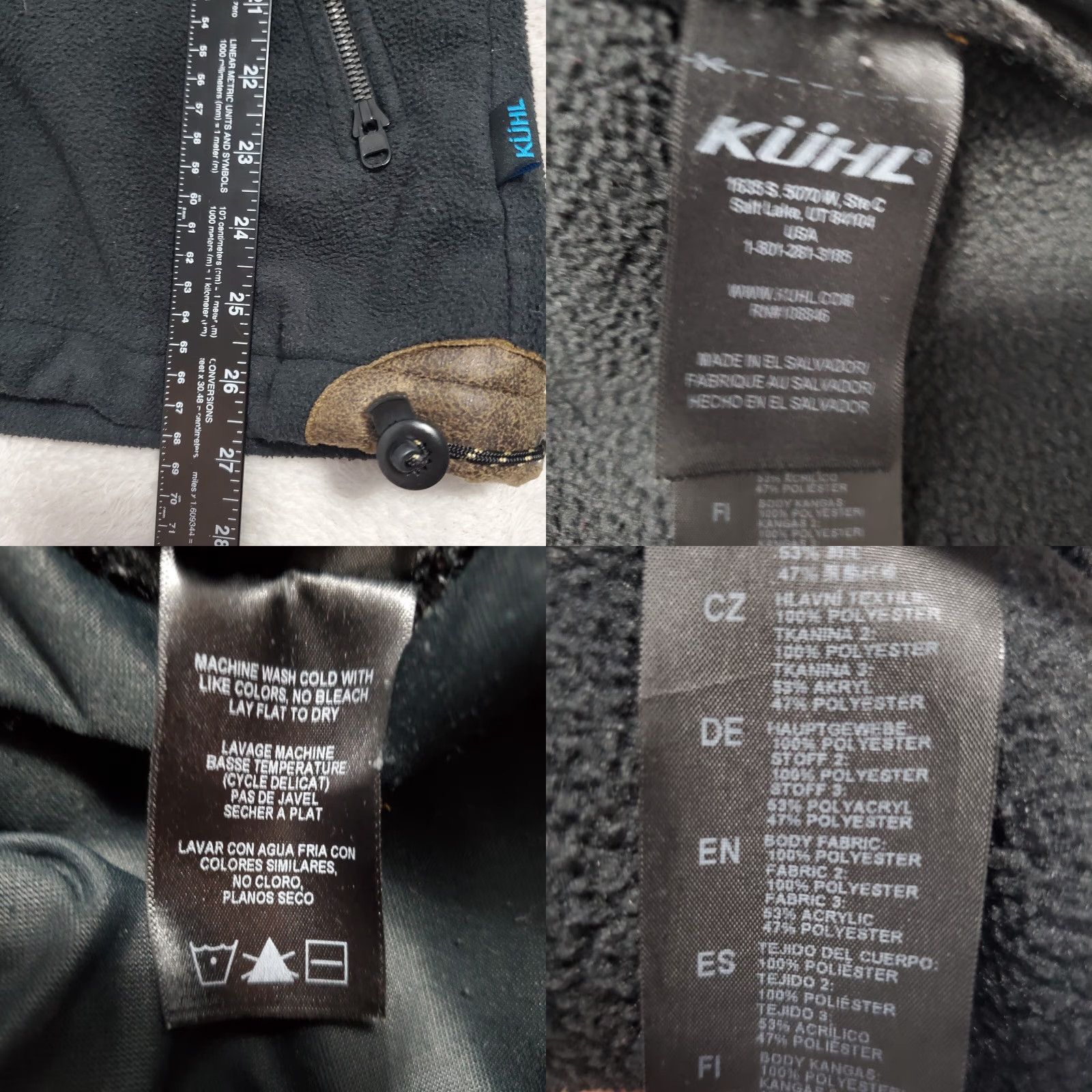 Vintage Kuhl Jacket Men S Alpenwurx Brown Black Fleece Full Zip Elbow Patches Outdoor Size US S / EU 44-46 / 1 - 10 Thumbnail
