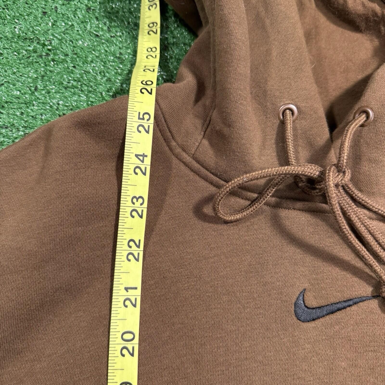 Nike Nike Y2K Brown Hoodie Center check Swoosh Logo Size XS Size US XS / EU 42 / 0 - 5 Thumbnail